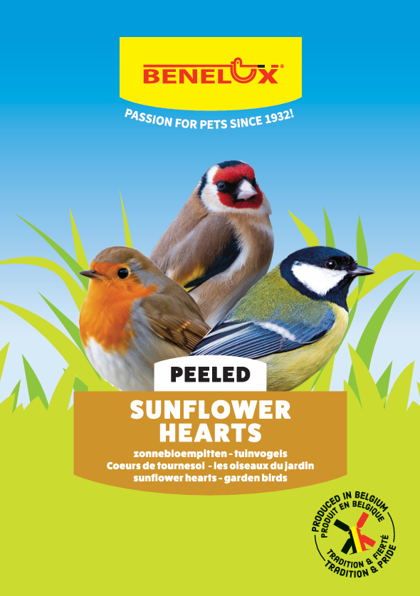 SUNFLOWER HEARTS FOR WILD BIRDS 4KG HANDLE BAG
