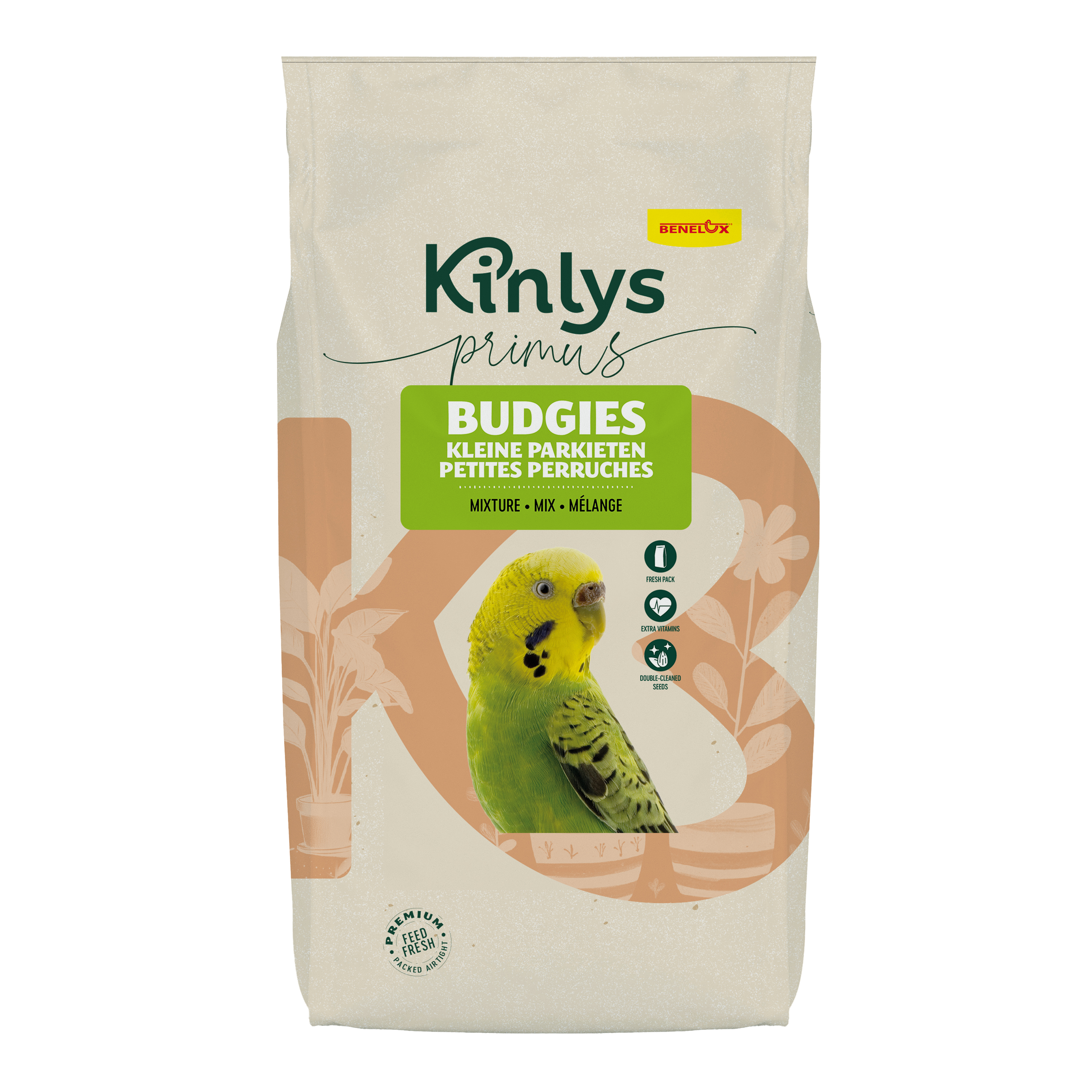 Kinlys Primus parkietenvoer zak 4kg