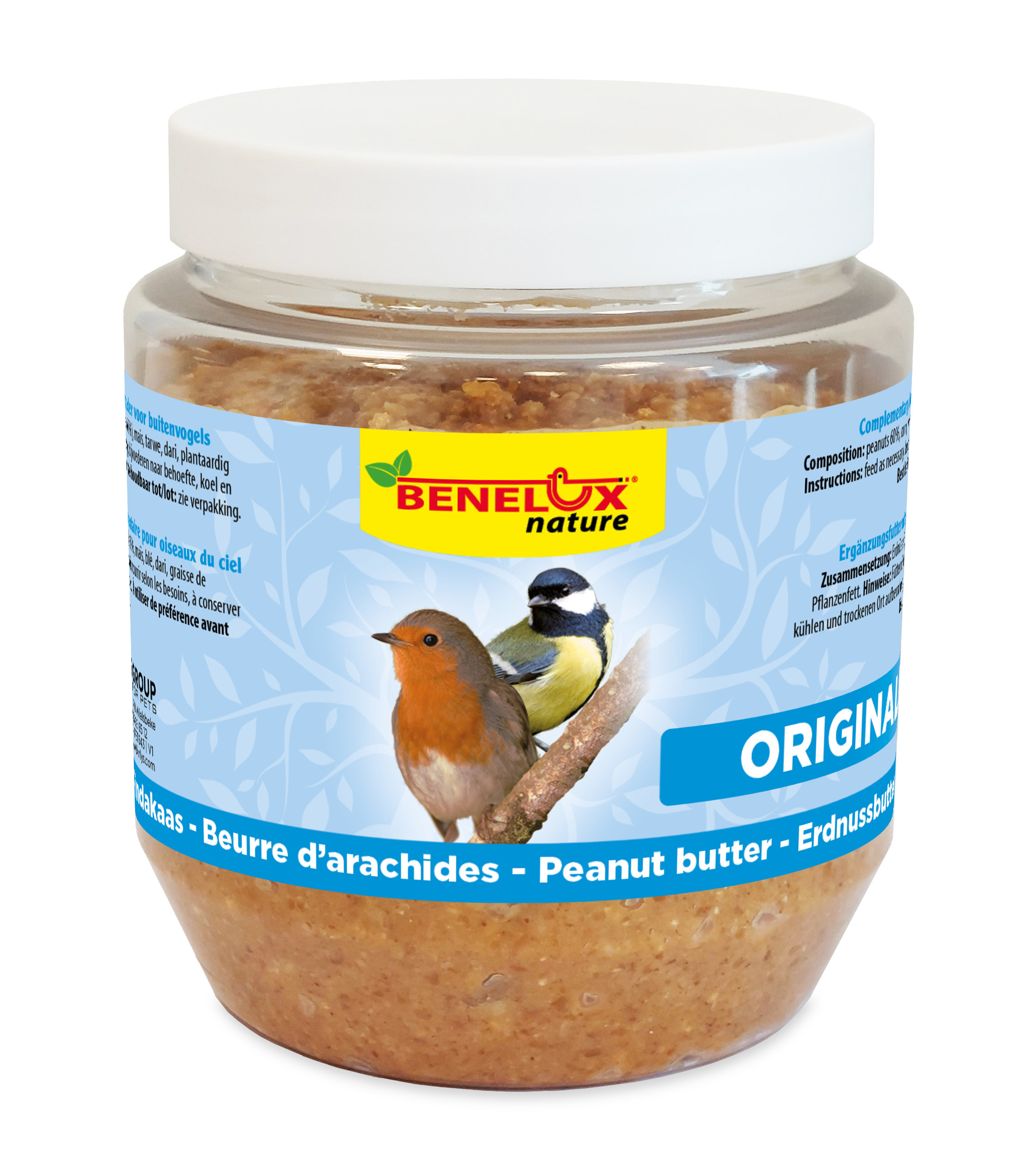 VOGELPINDAKAAS 350G NATUREL