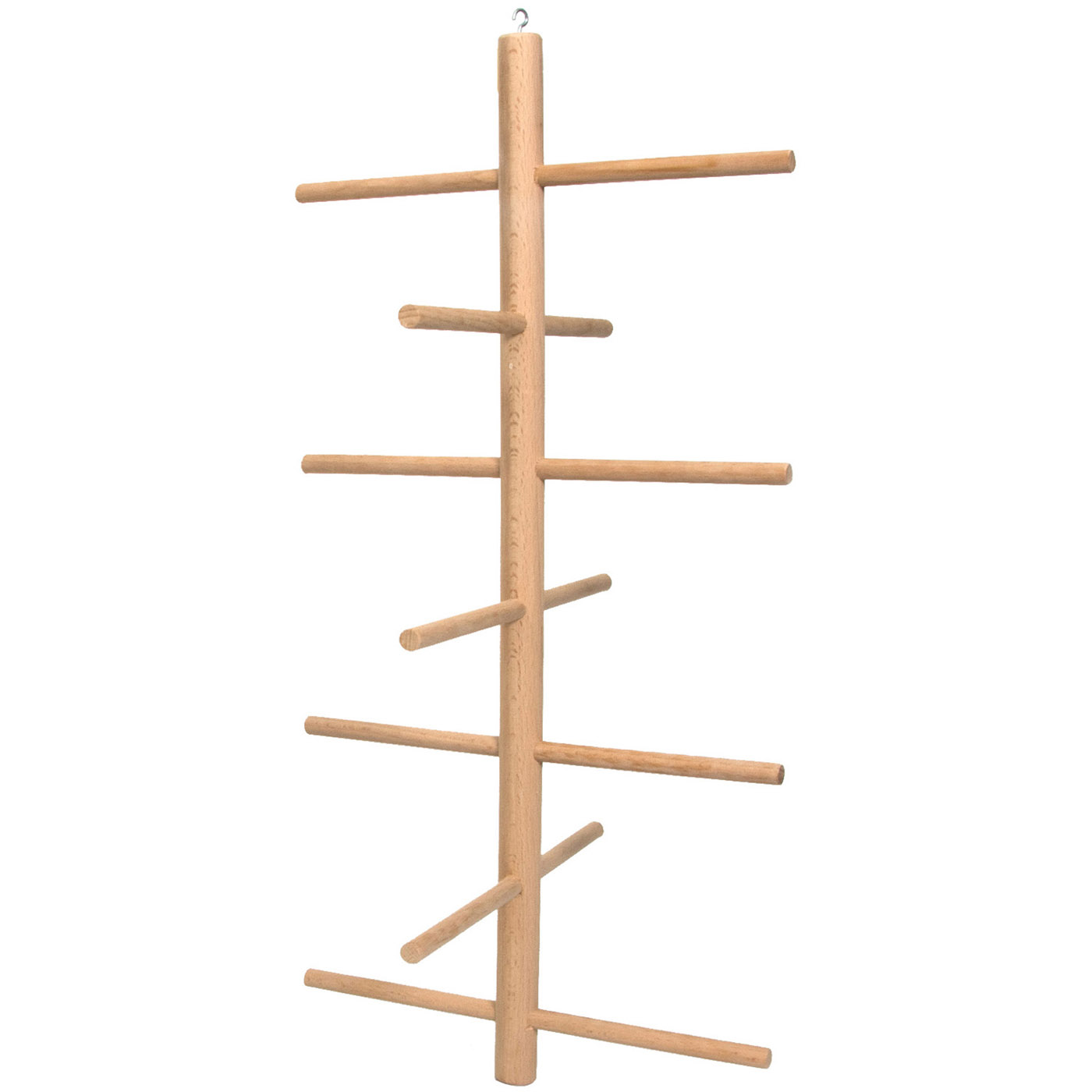 VOGELSPEELGOED HANGENDE HOUTEN ZITSTOK 30X60CM