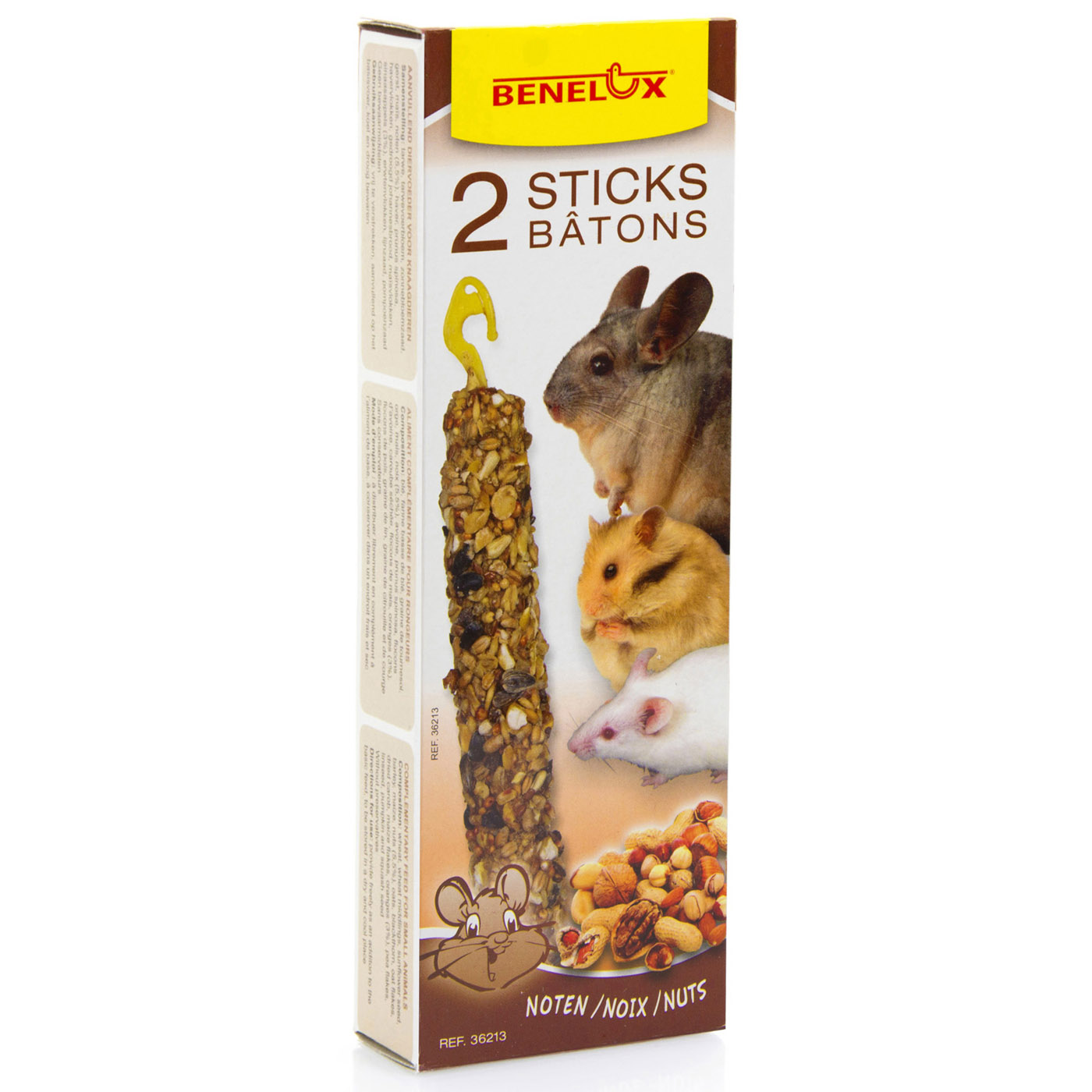 2 STICKS KNAAGDIER+NOTEN DOOSJE BNL
