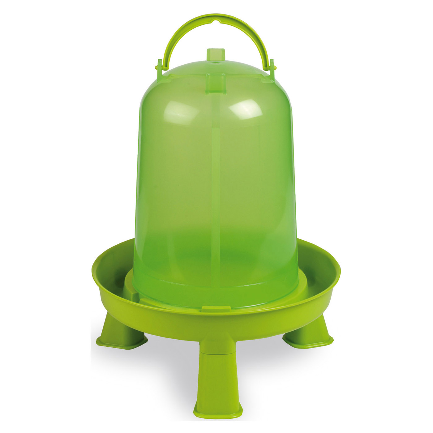 PLASTIC FOUNTAIN GREEN WITH LEGS  5 L