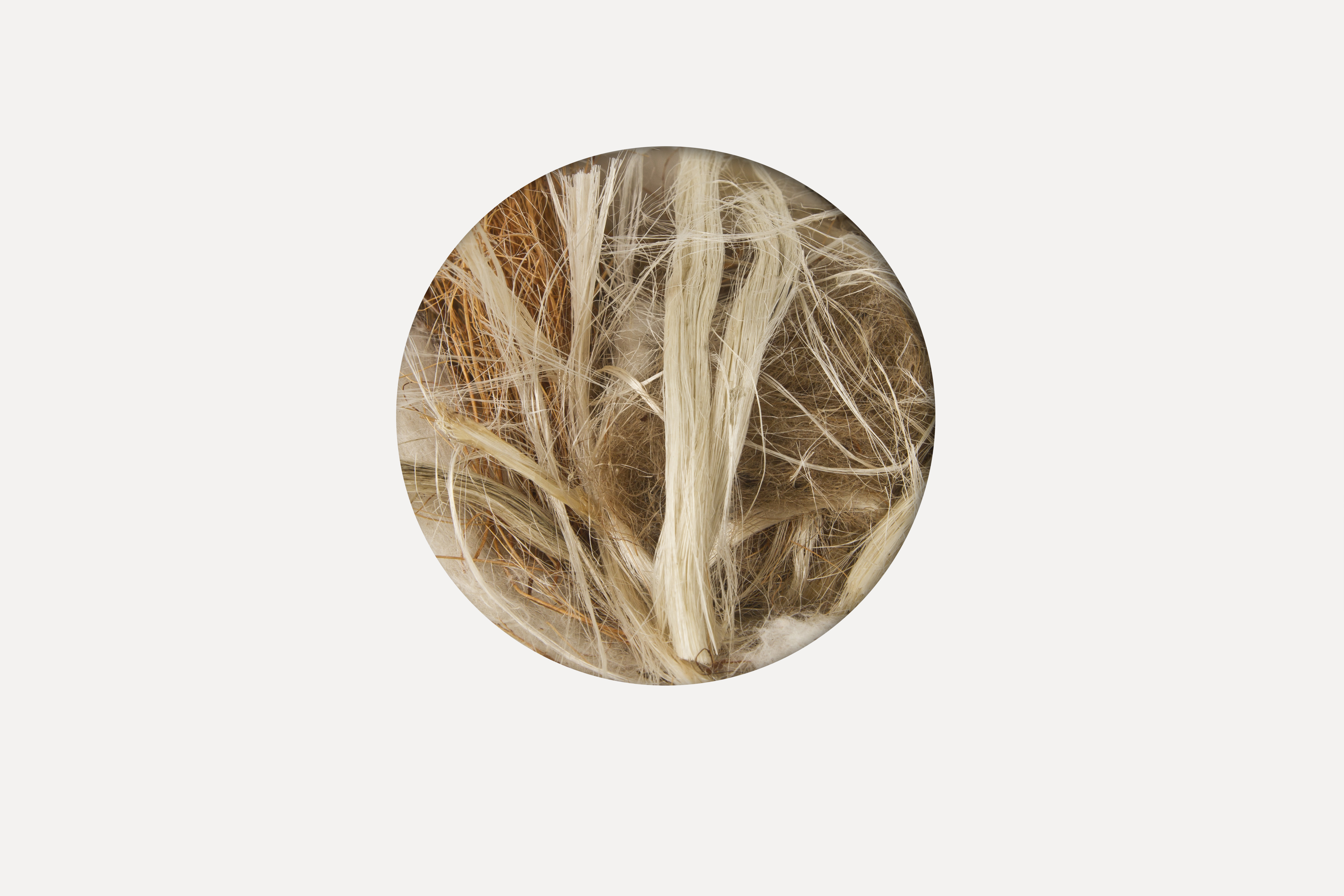 JUTE, COTTON, SISAL, COCO FIBERS MIX / 250 GRAM