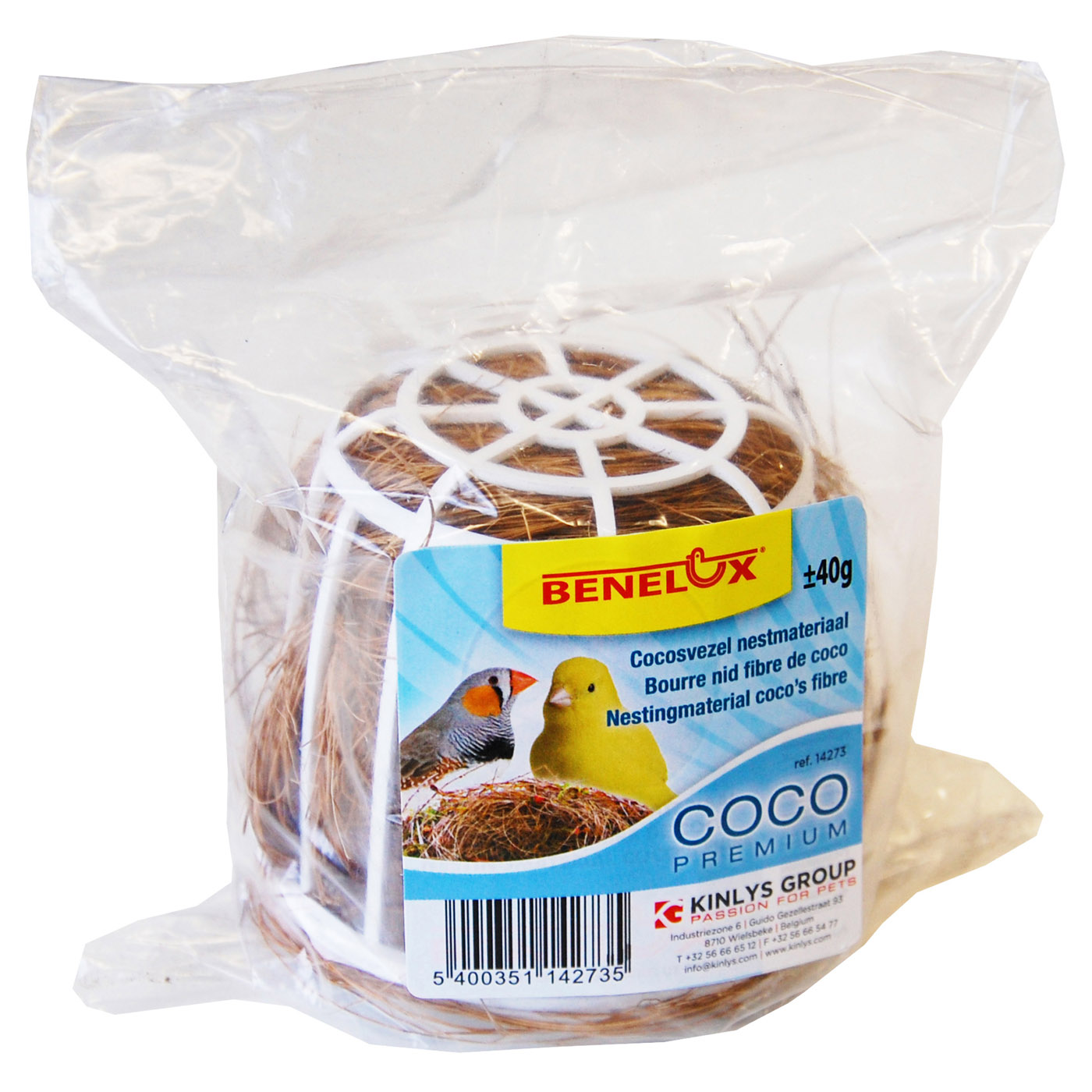 BOURRE NID FIBRE COCO AVEC BOITE