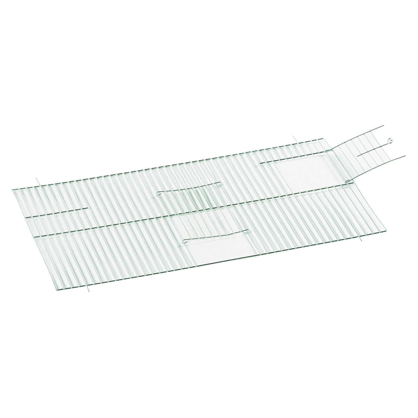 VOORFRONT 50X30 CM CHROOM 1 SCHUIFDEUR+1 NESTDEUR