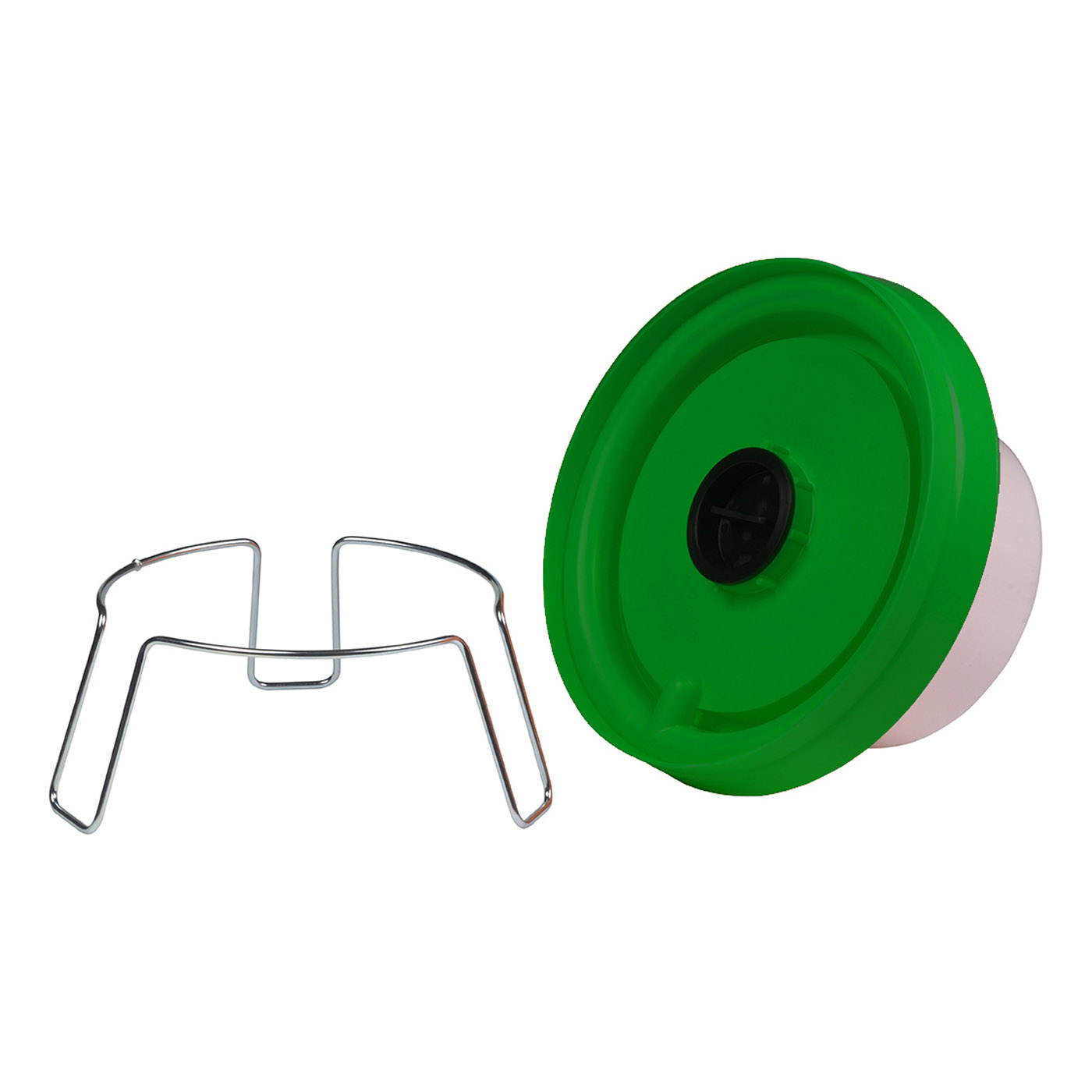 METAL HOLDER WITH LEGS FOR CHICKEN DRINKERS