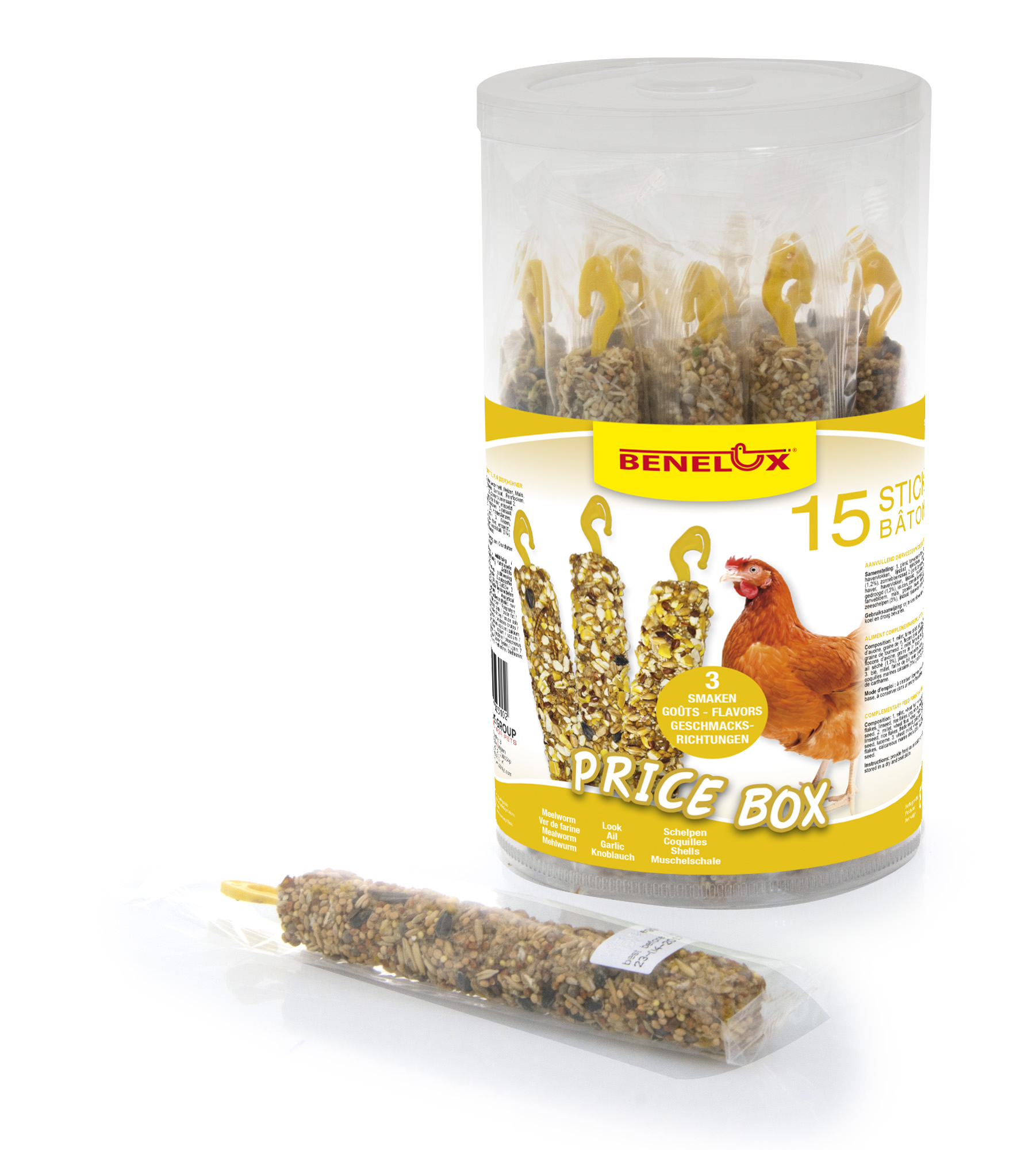 PRICE BOX 15 CRACKERS KIPPEN