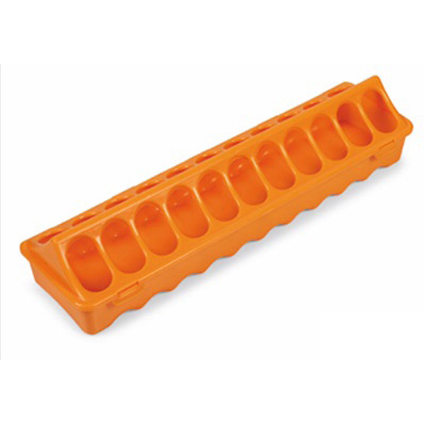GROUND FEEDER TROUGH 40 CM (ORANGE)