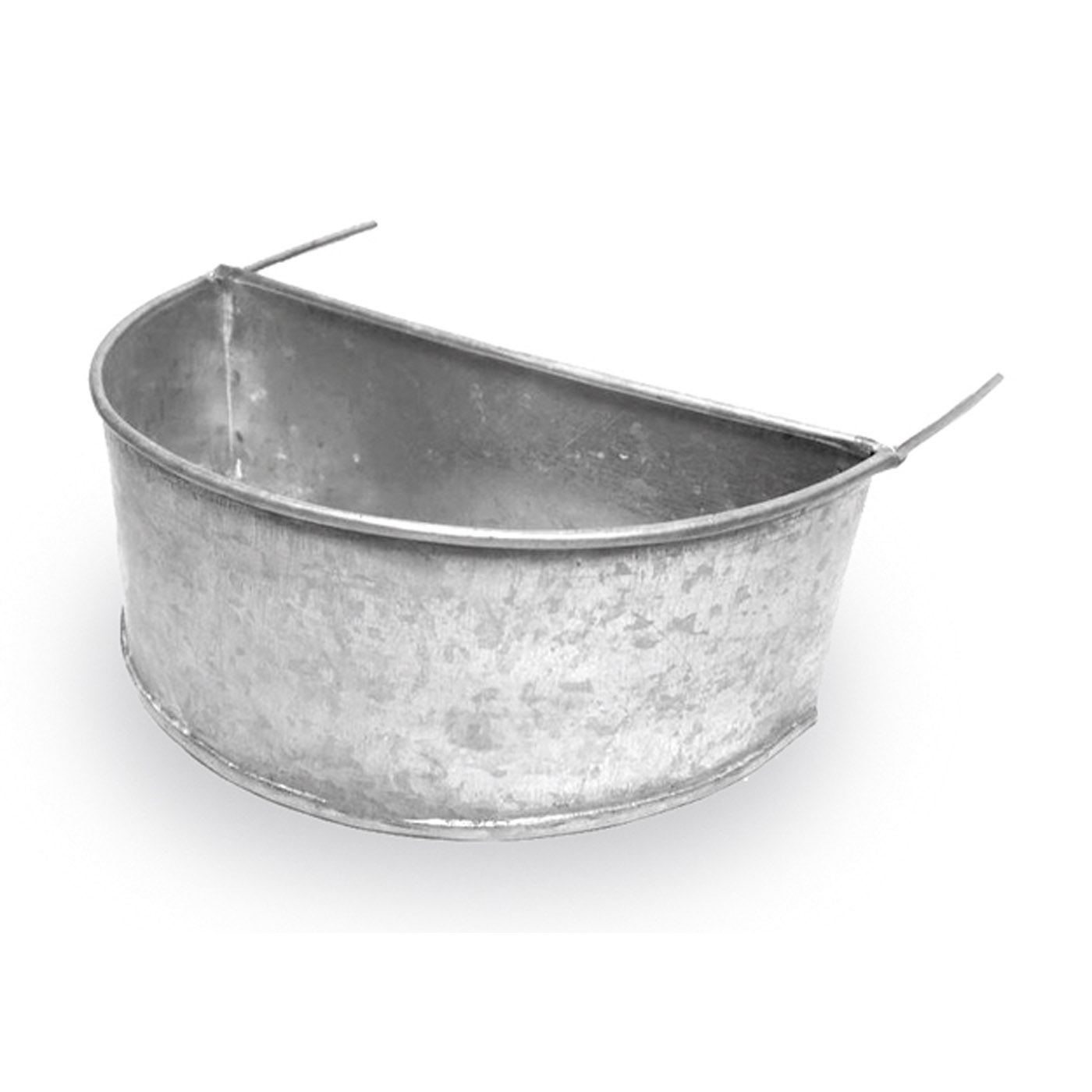 BAC DEMI ROND GALVANISE