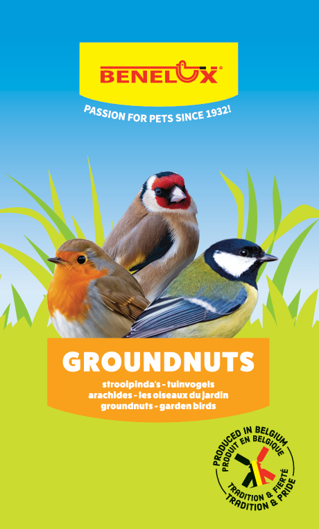 DECORTICATED GROUNDNUTS FOR WILD BIRDS 4KG HANDLE BAG