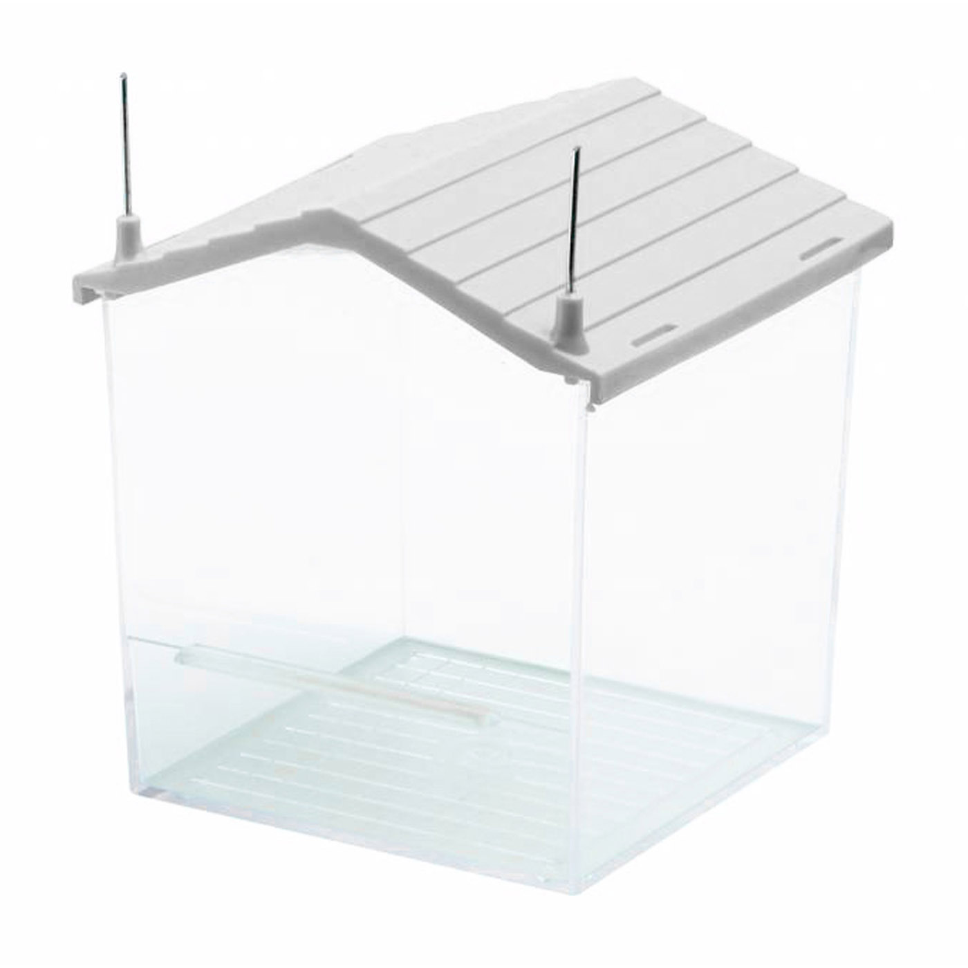 BIRD BATH CHALET 12X12X13CM
