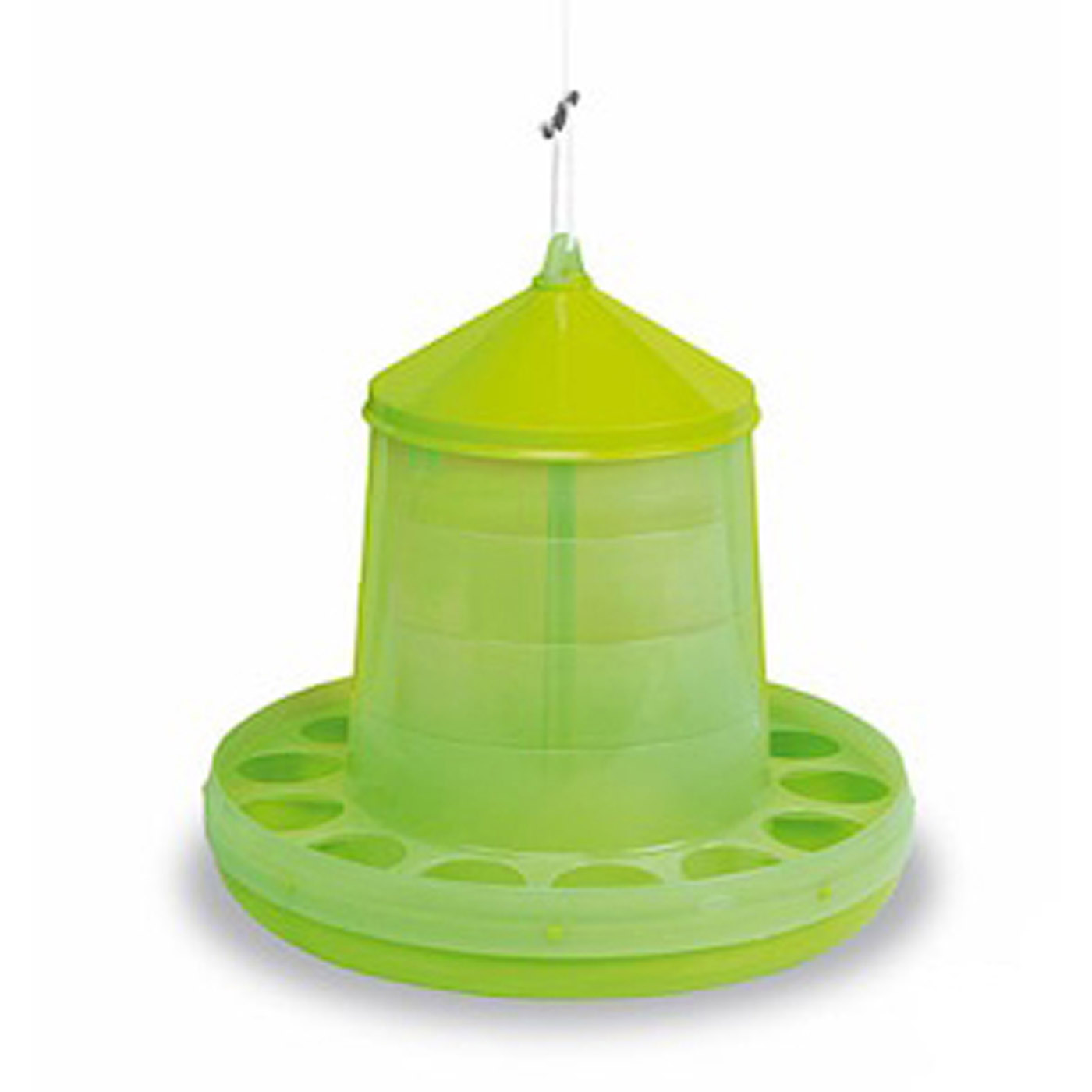 PLASTIC POULTRY FEEDER 16 KG GREEN
