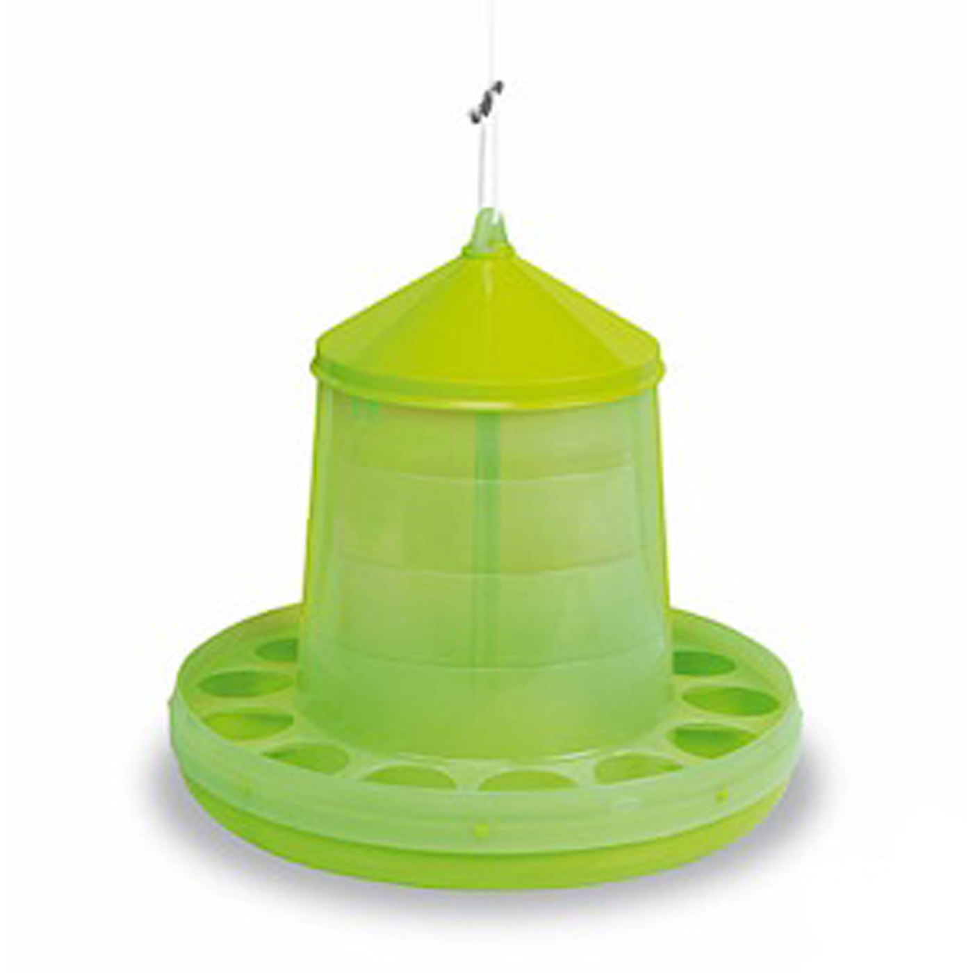 PLASTIC POULTRY FEEDER 12 KG GREEN