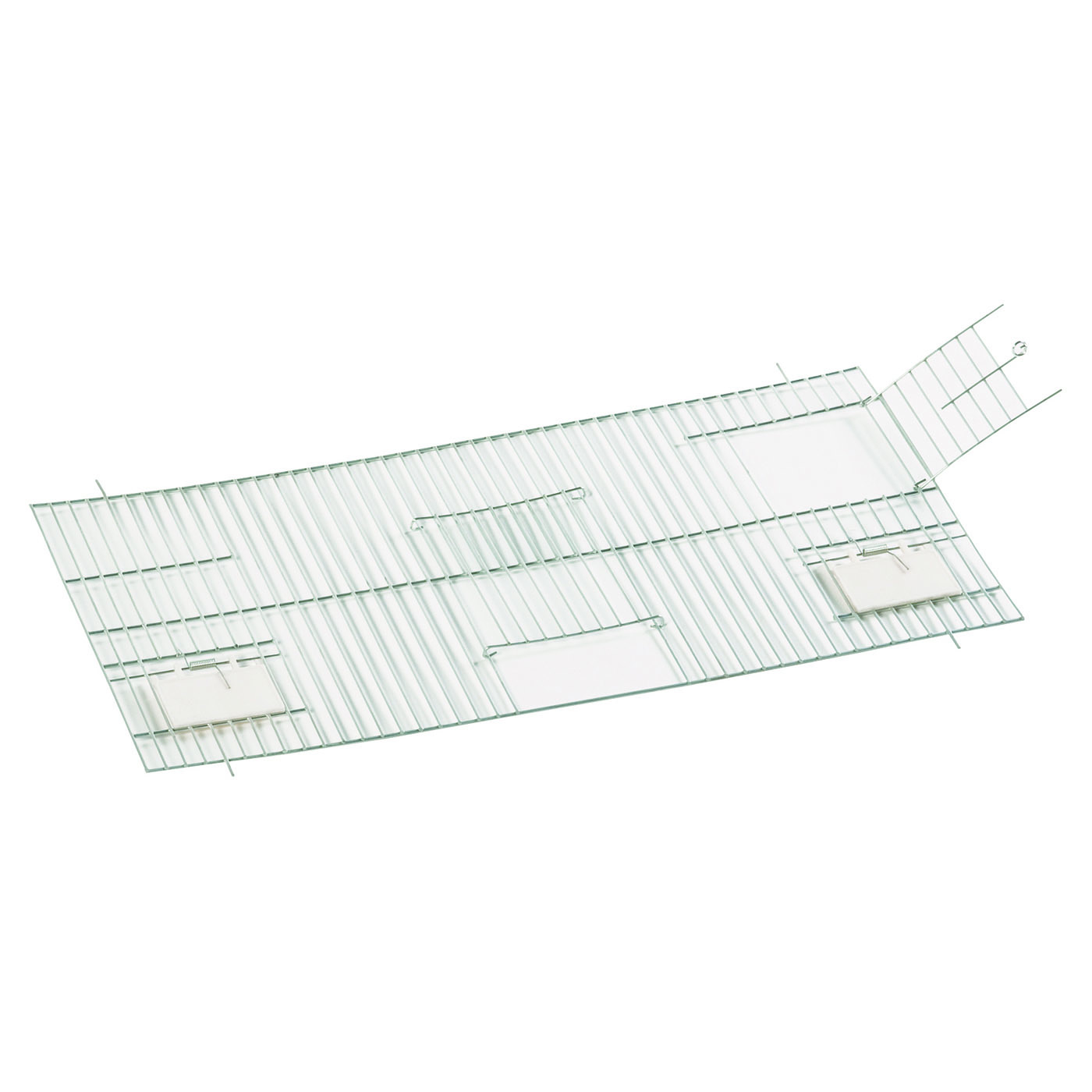 VOORFRONT 60X40 CM CHROOM 2 DEUREN MET KLEPJES