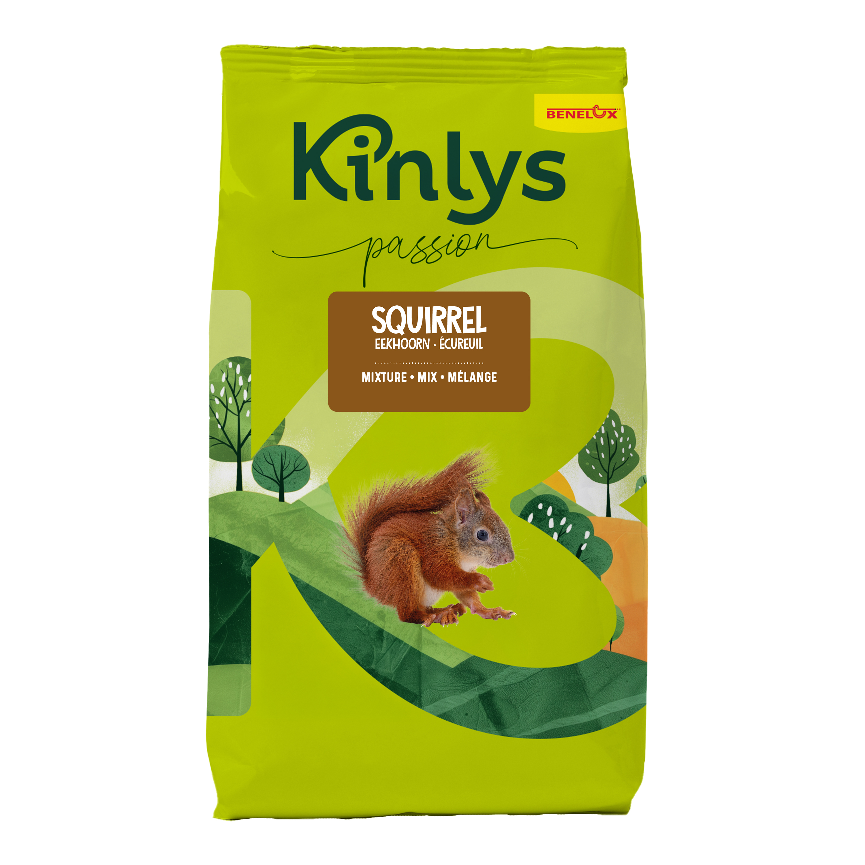 Kinlys Passion eekhoornvoer zak 700g	