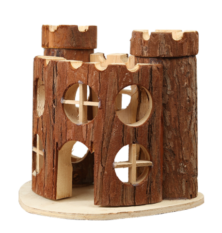 WOODEN PET CASTLE