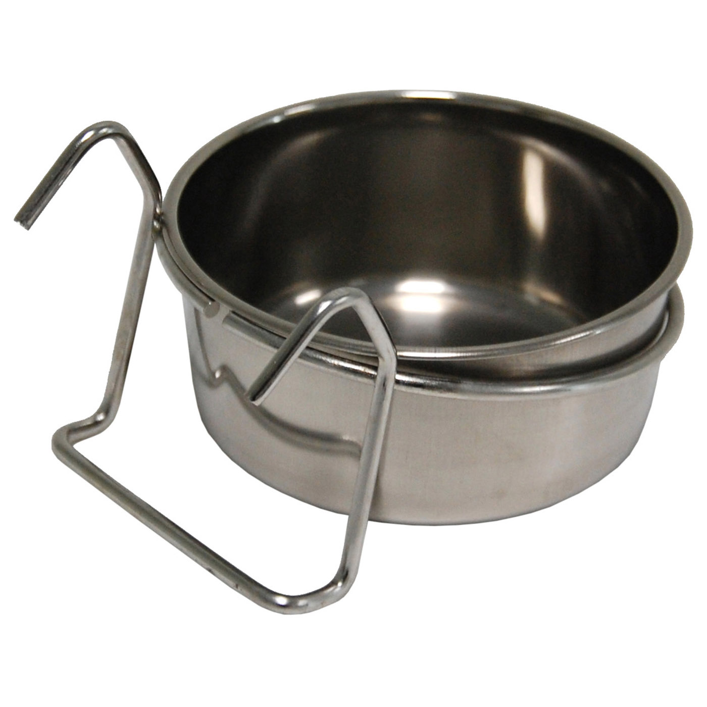 FEEDER STAINLESS STEEL + HOLDER 9CM