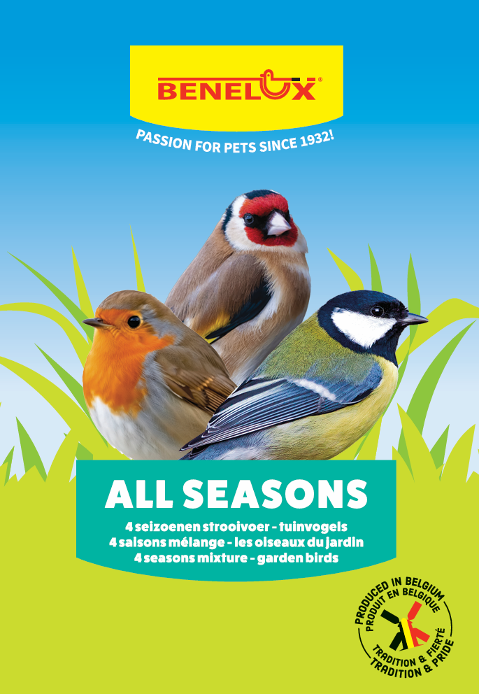 4 SEASONS MIXTURE FOR WILD BIRDS 1KG QS