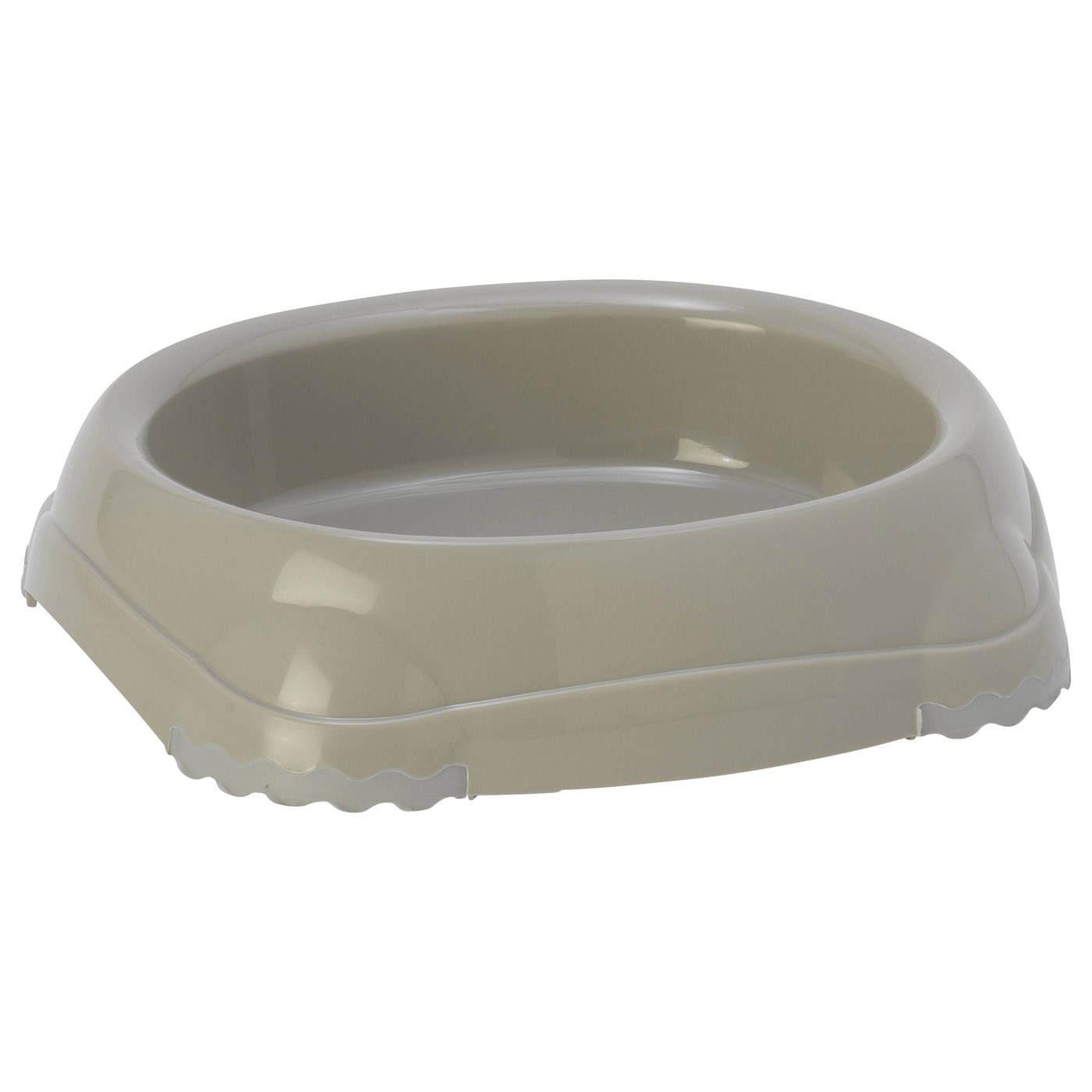 SMARTY BOWL CAT WARM GREY