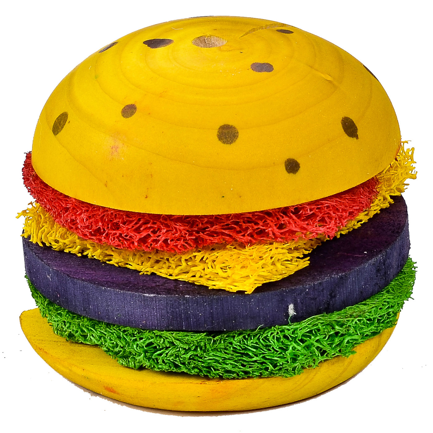 RODENT TOY HAMBURGER CHEW