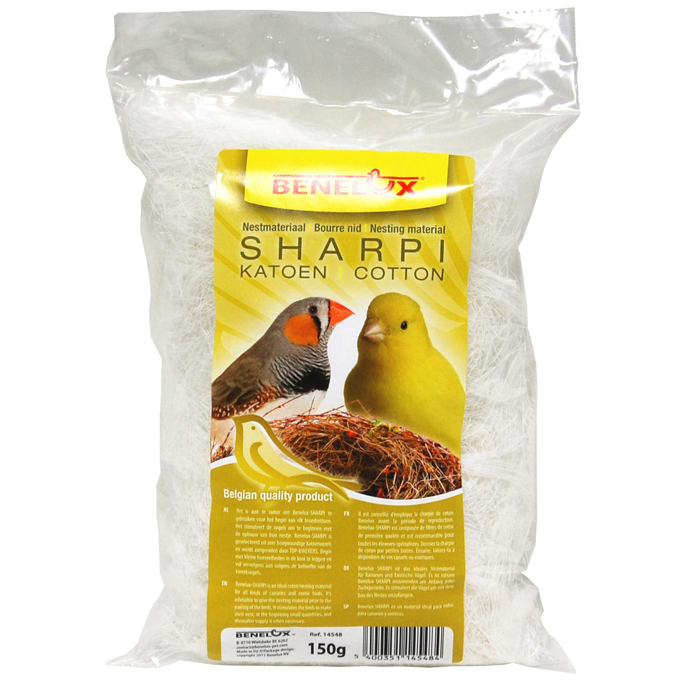 SHARPI NESTMATERIAAL KATOEN 150 G