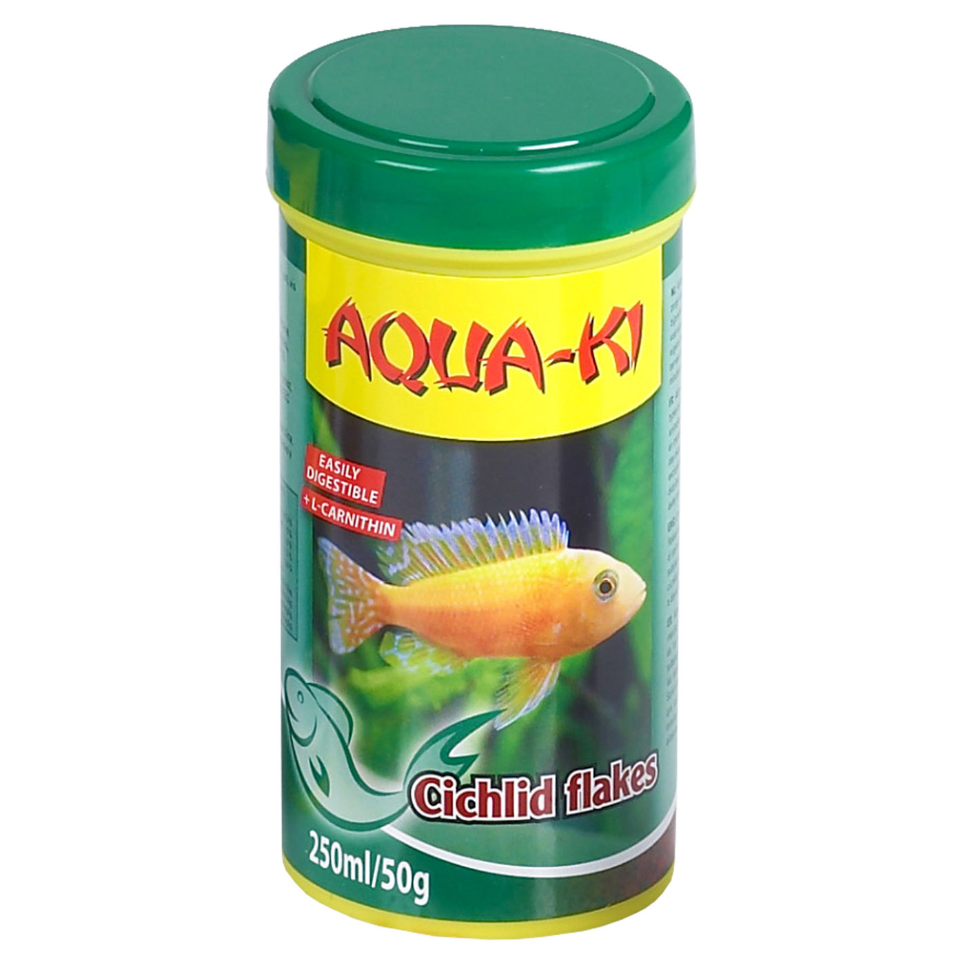 AQUA-KI CICHLID FLAKES 250 ML - 50 GRAM