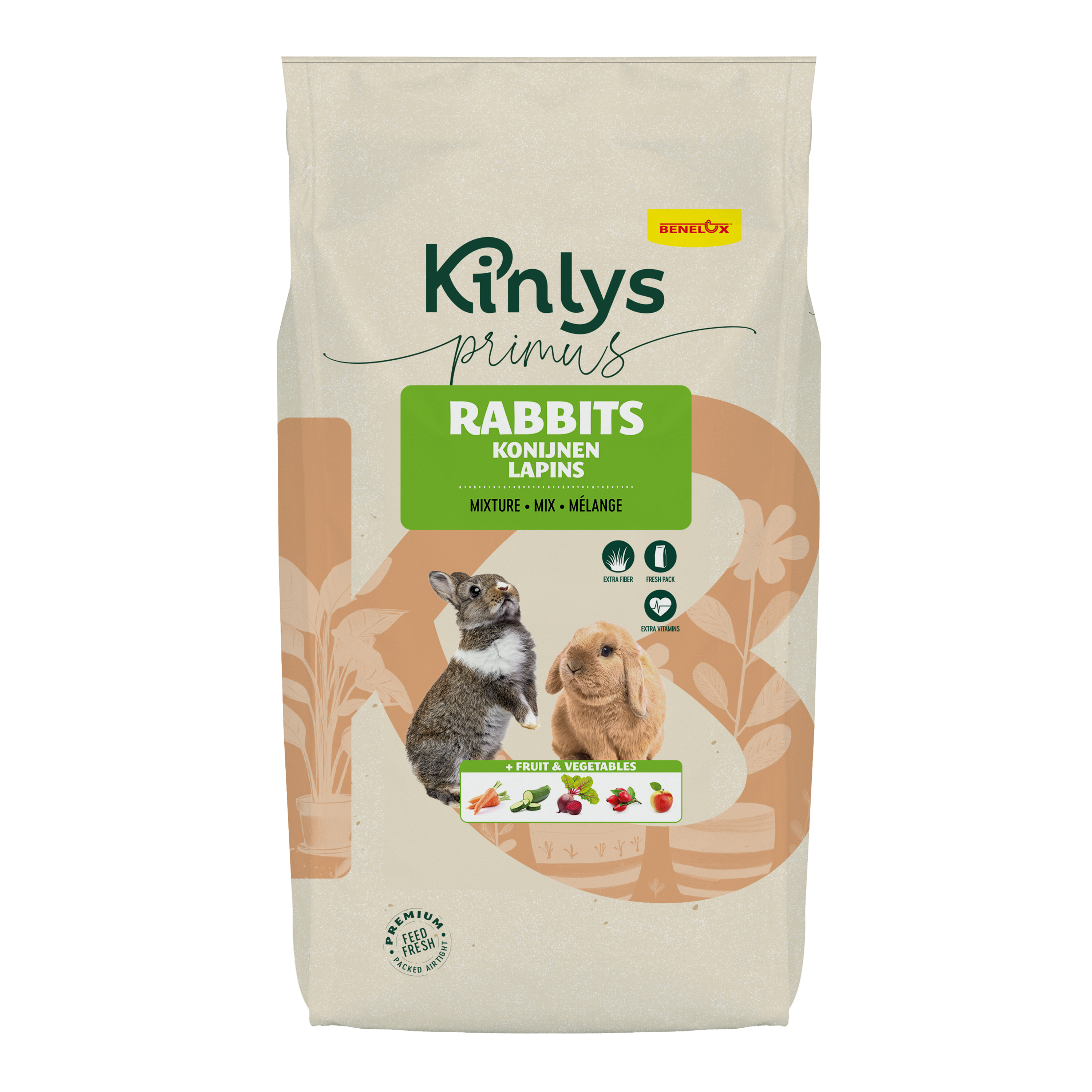Kinlys Primus konijnenvoer zak 2,5kg
