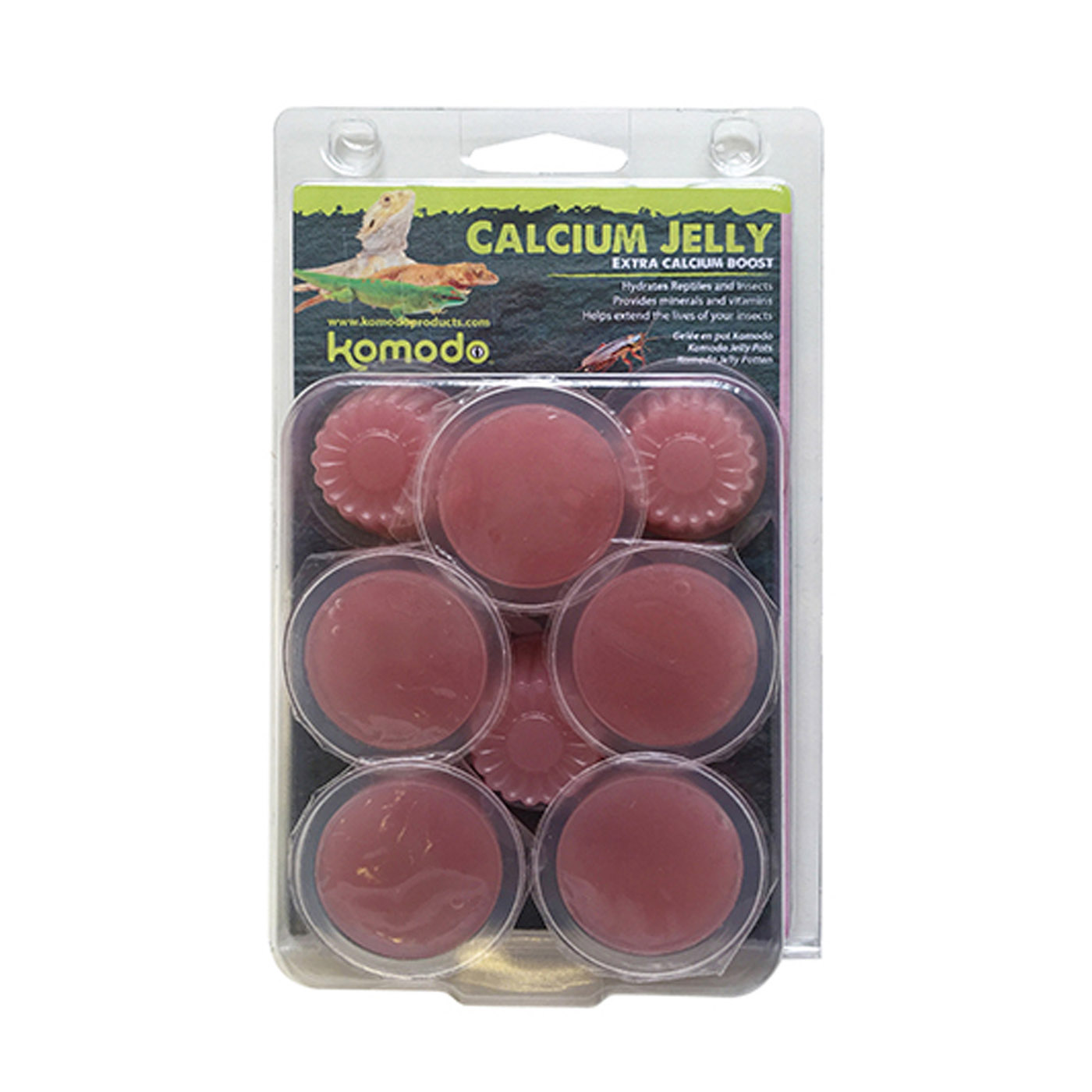 GELÉE EN POT KOMODO - CALCIUM 8 PIÈCES