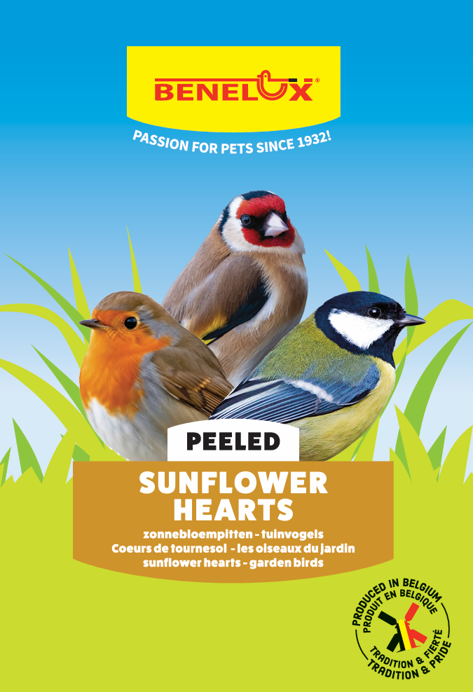 SUNFLOWER HEARTS FOR WILD BIRDS 0.9KG QS