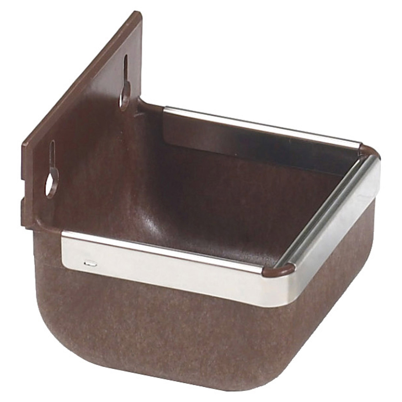 FEEDER/DRINKING BOWL NYLON RODENTS 400ML BROWN