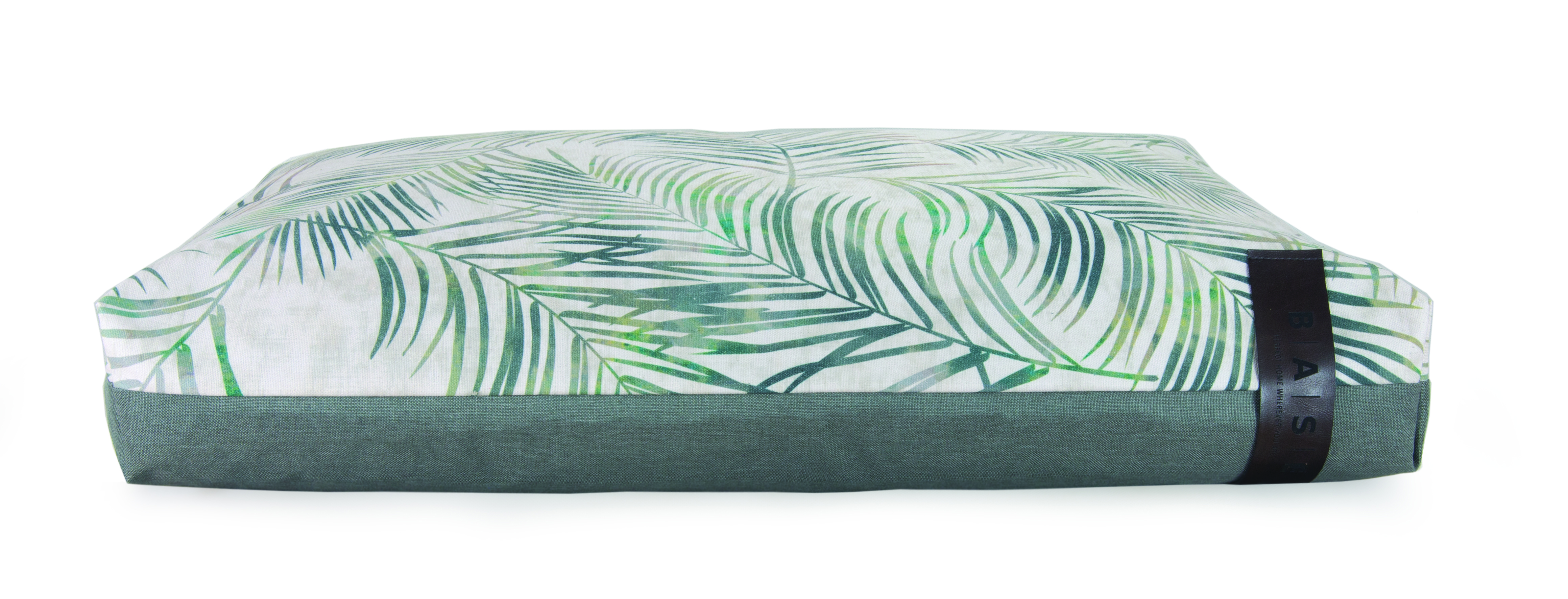 BOTANICAL CUSHION L 100x70x12 - GREEN