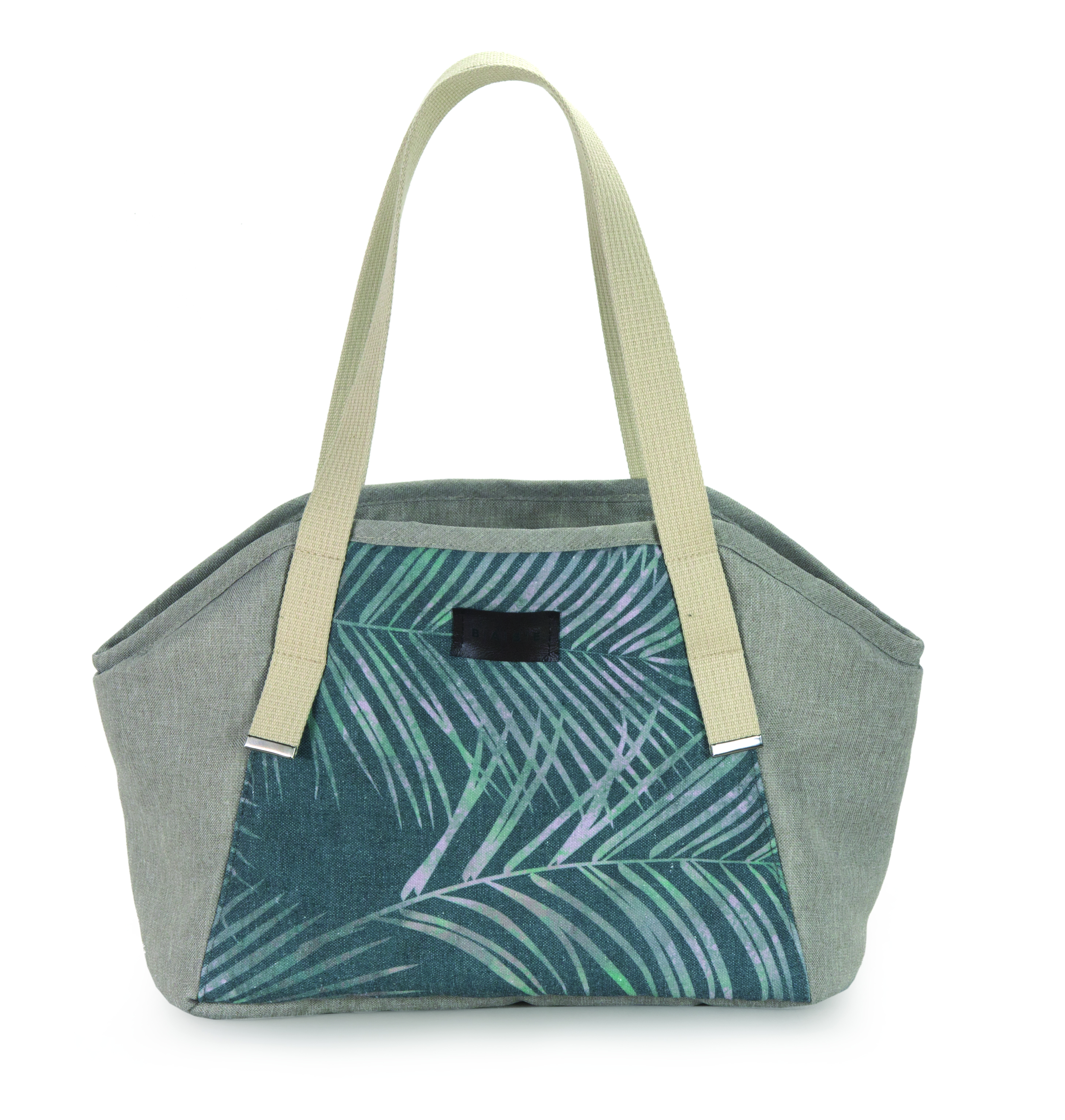 BOTANICAL PET CARRIER BAG M 39x16x28 - BEIGE
