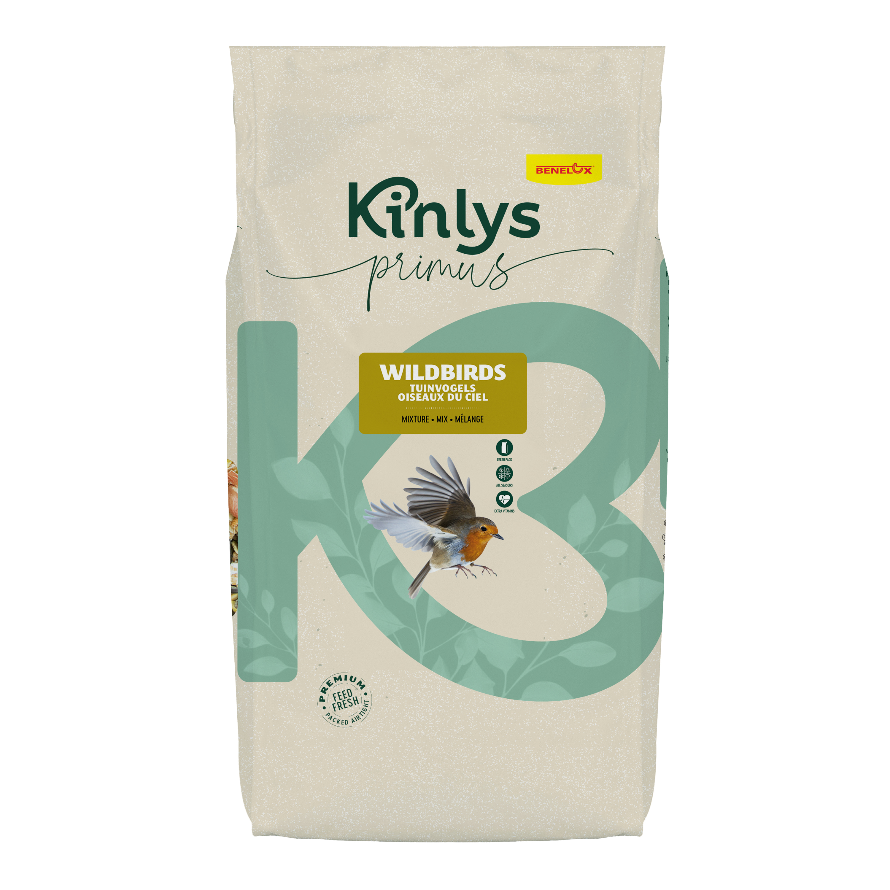 Kinlys Primus tuinvogelvoer zak 900g