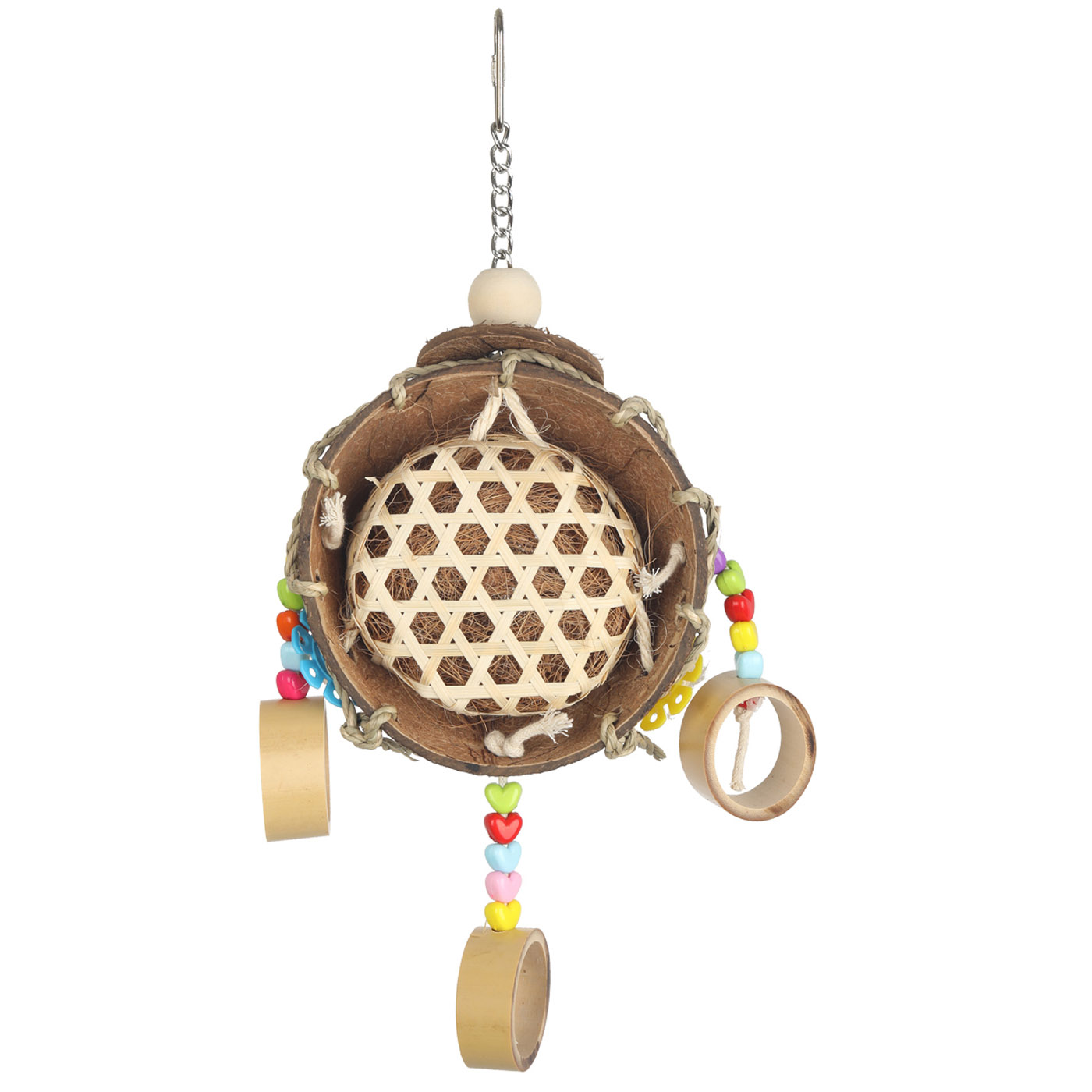 BIRD TOY THREAD CATCHER