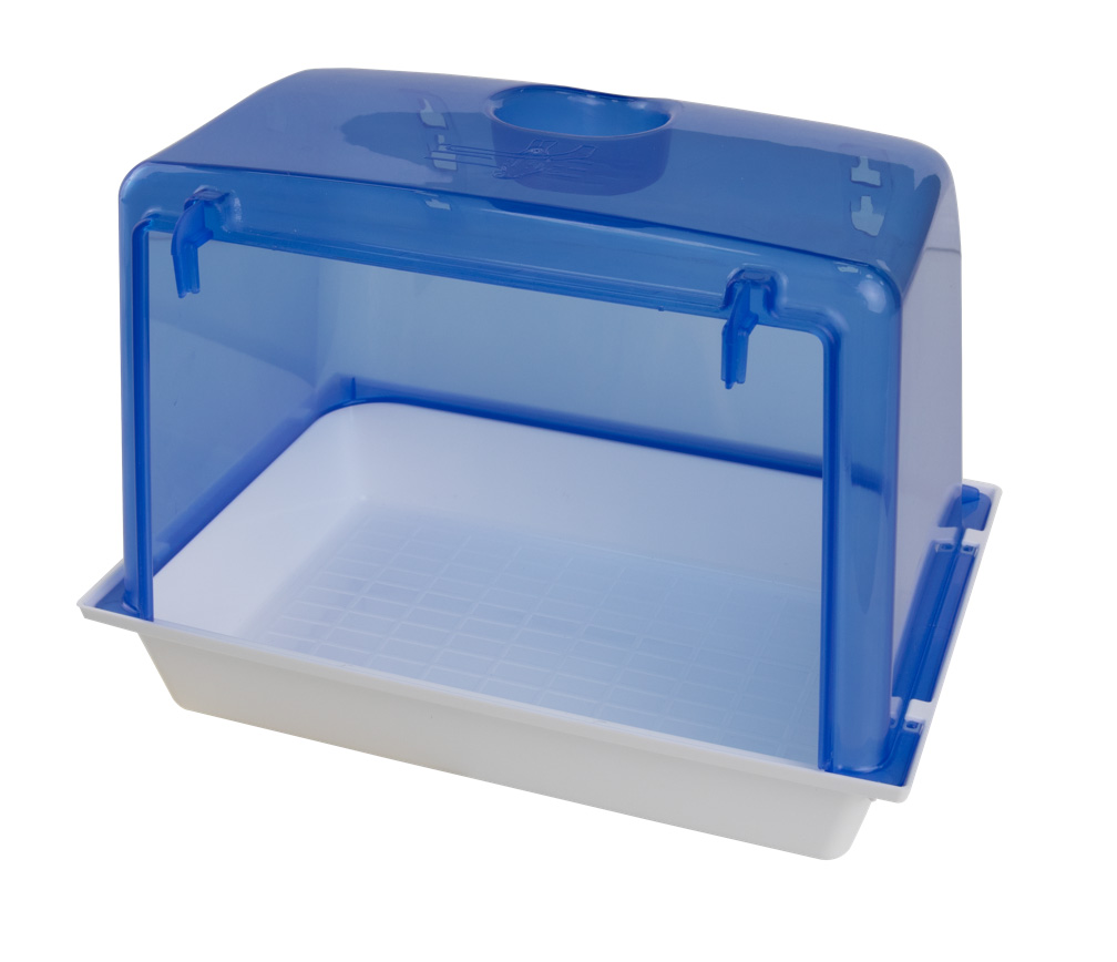 BAIGNOIRE FERMEE BLEU 24,5X18X18,5CM