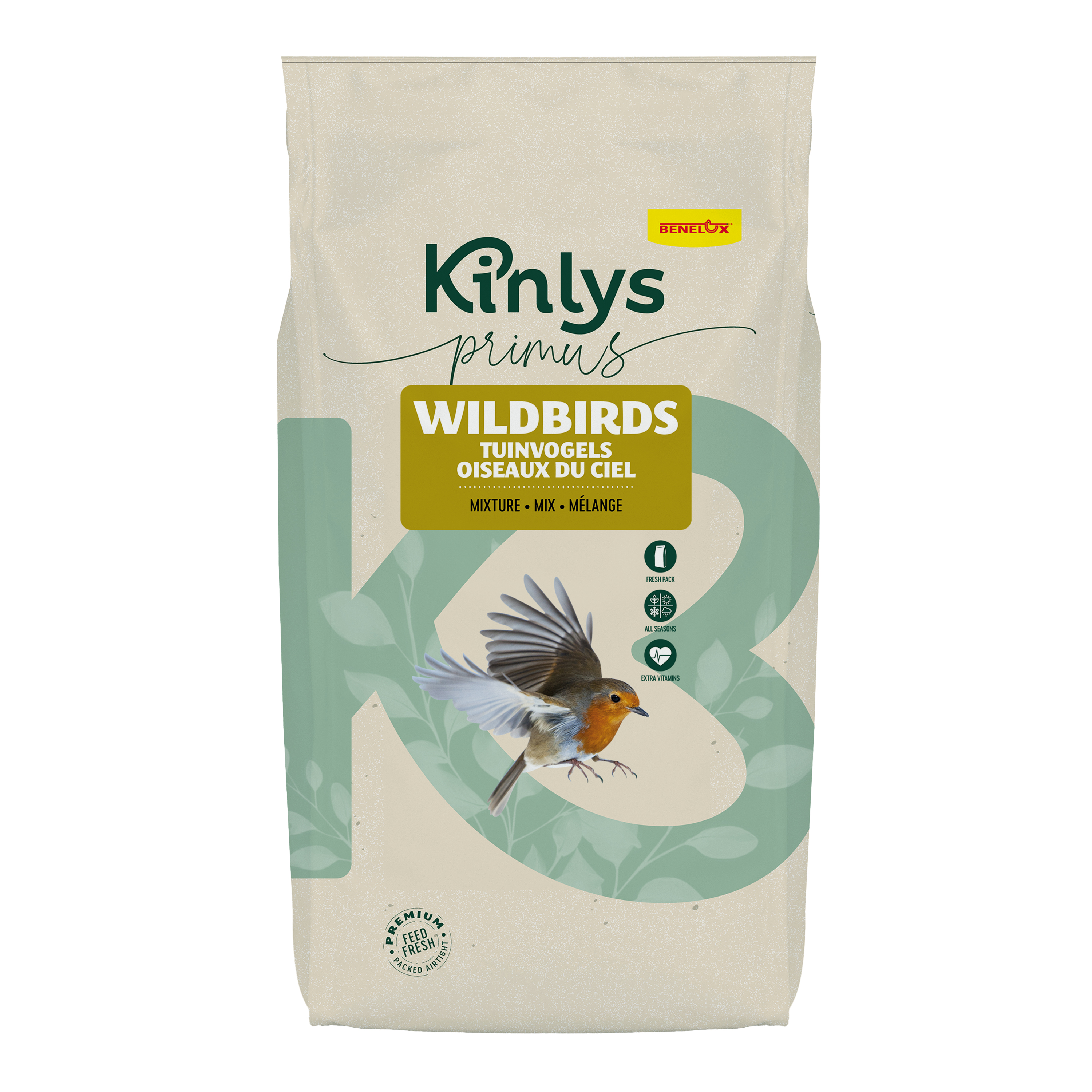 Kinlys Primus tuinvogelvoer zak 3kg	