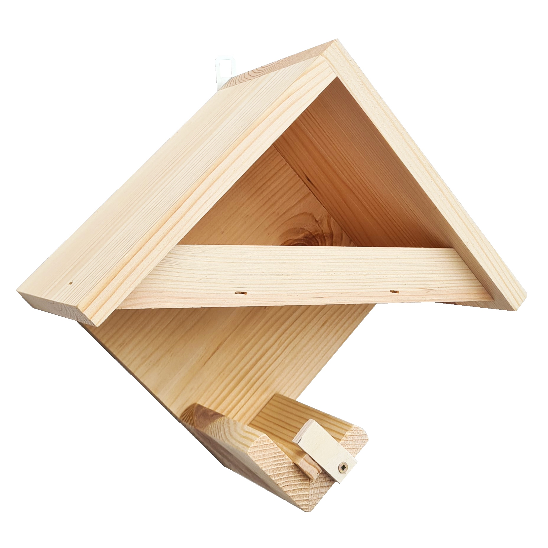 PINDAKAAS HOUDER DUBBEL DAK 26X13X25 NATUREL