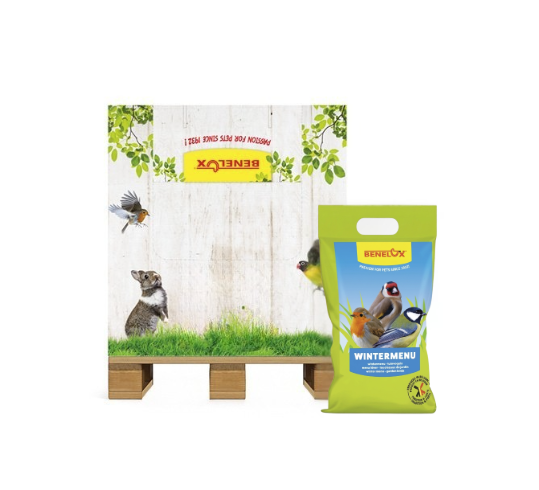 WINTER MENU FOR WILD BIRDS 42 X BAG 4KG IN 1/2 DISPLAY