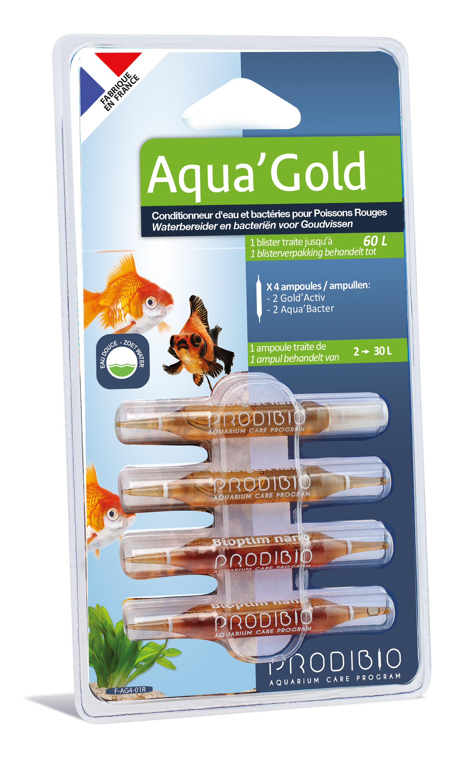 AQUA'GOLD 4 AMPOULES