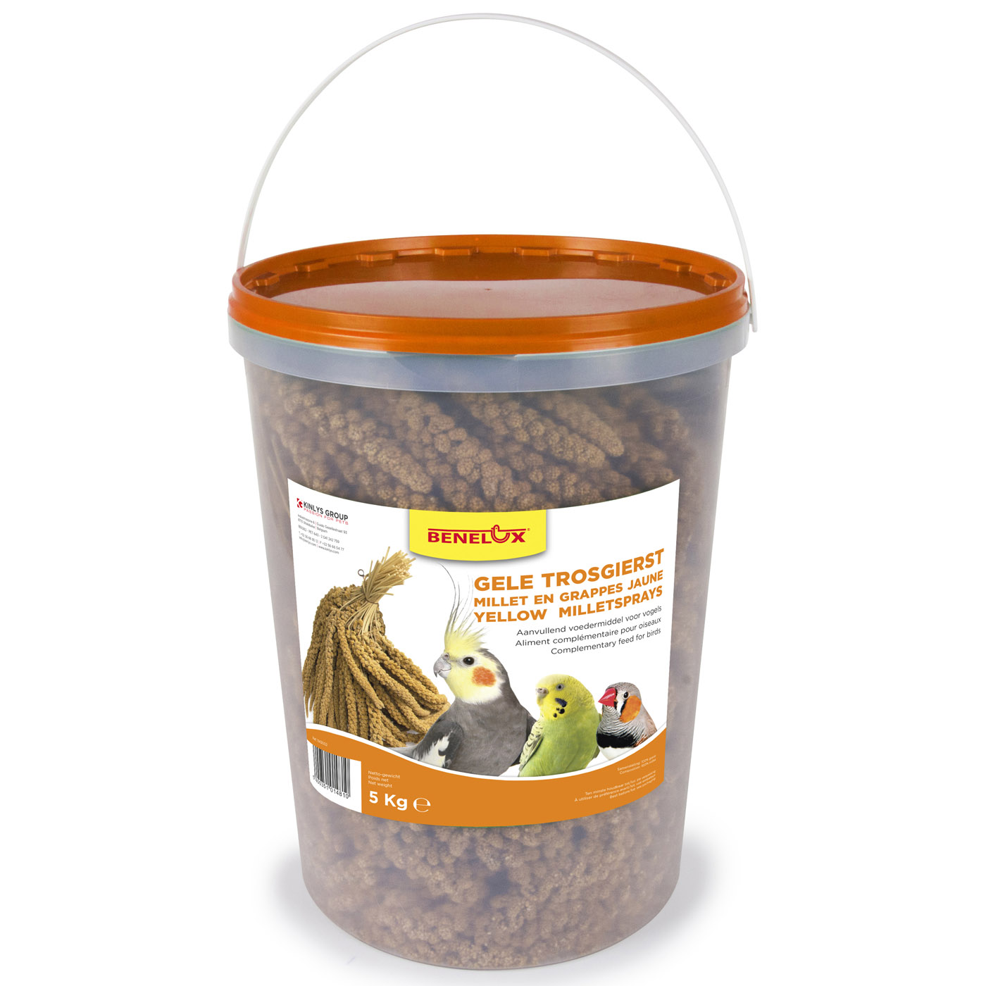 MILLET EN GRAPPES JAUNE 5KG SEAU