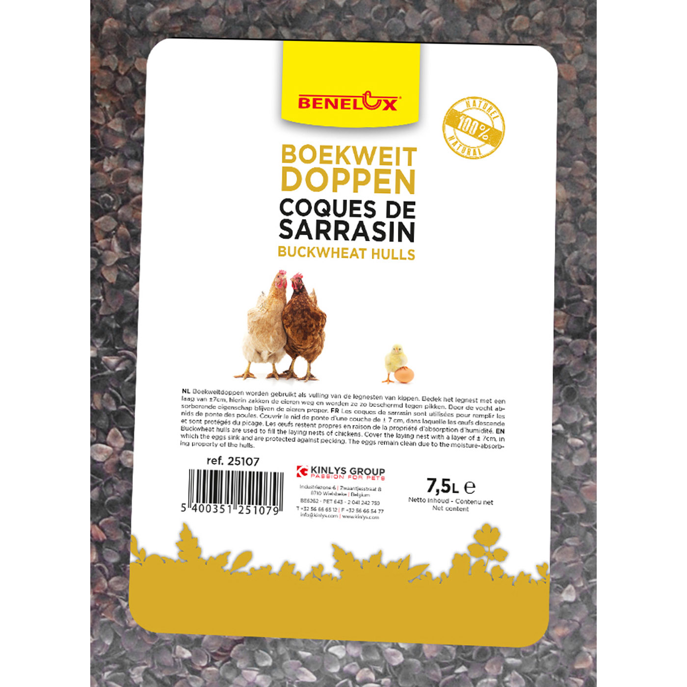 COSSE DE SARRASIN 7,5 L