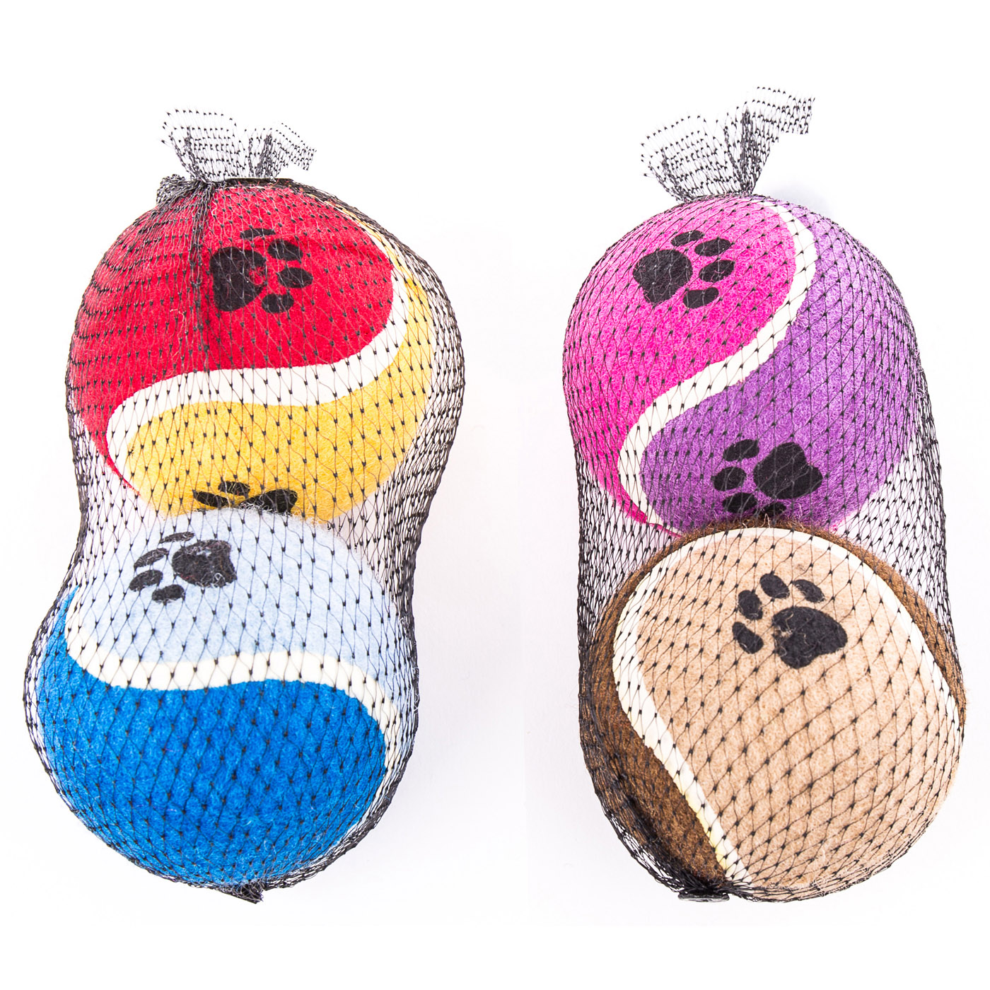 2 STUKS TENNISBALLEN 65 MM