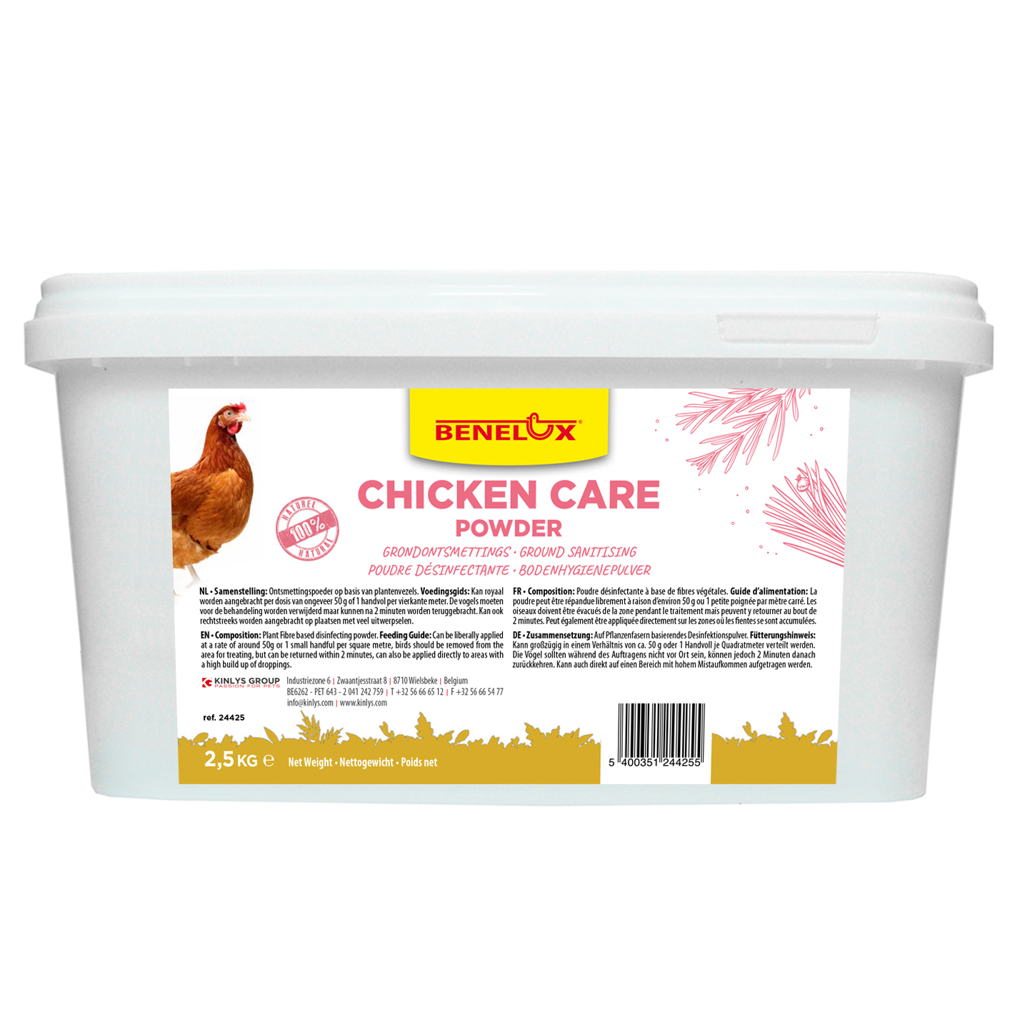 GROUND SANITISING POWDER 2,5 KG 