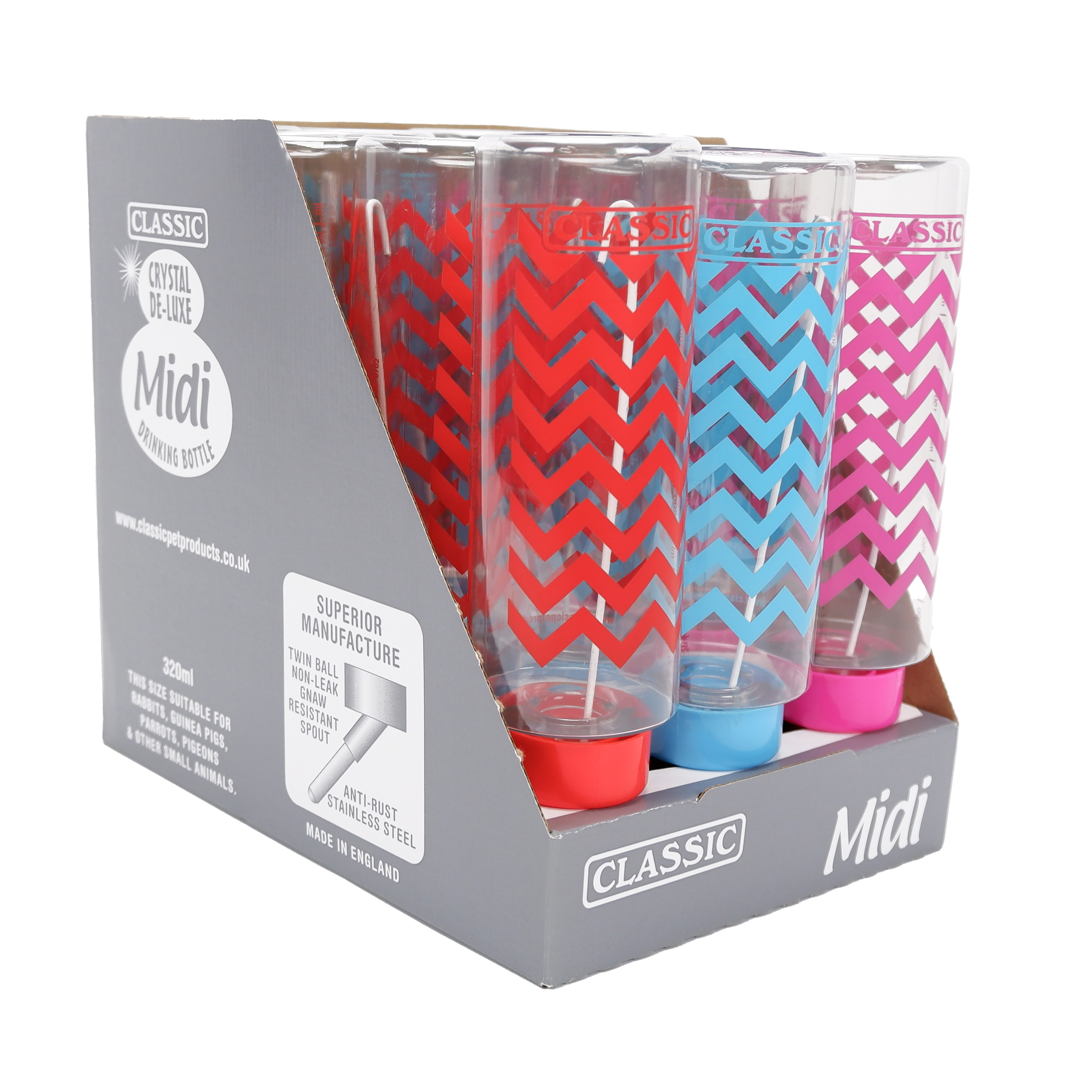 CLASSIC ZIG ZAG DRINKFLES 320ML