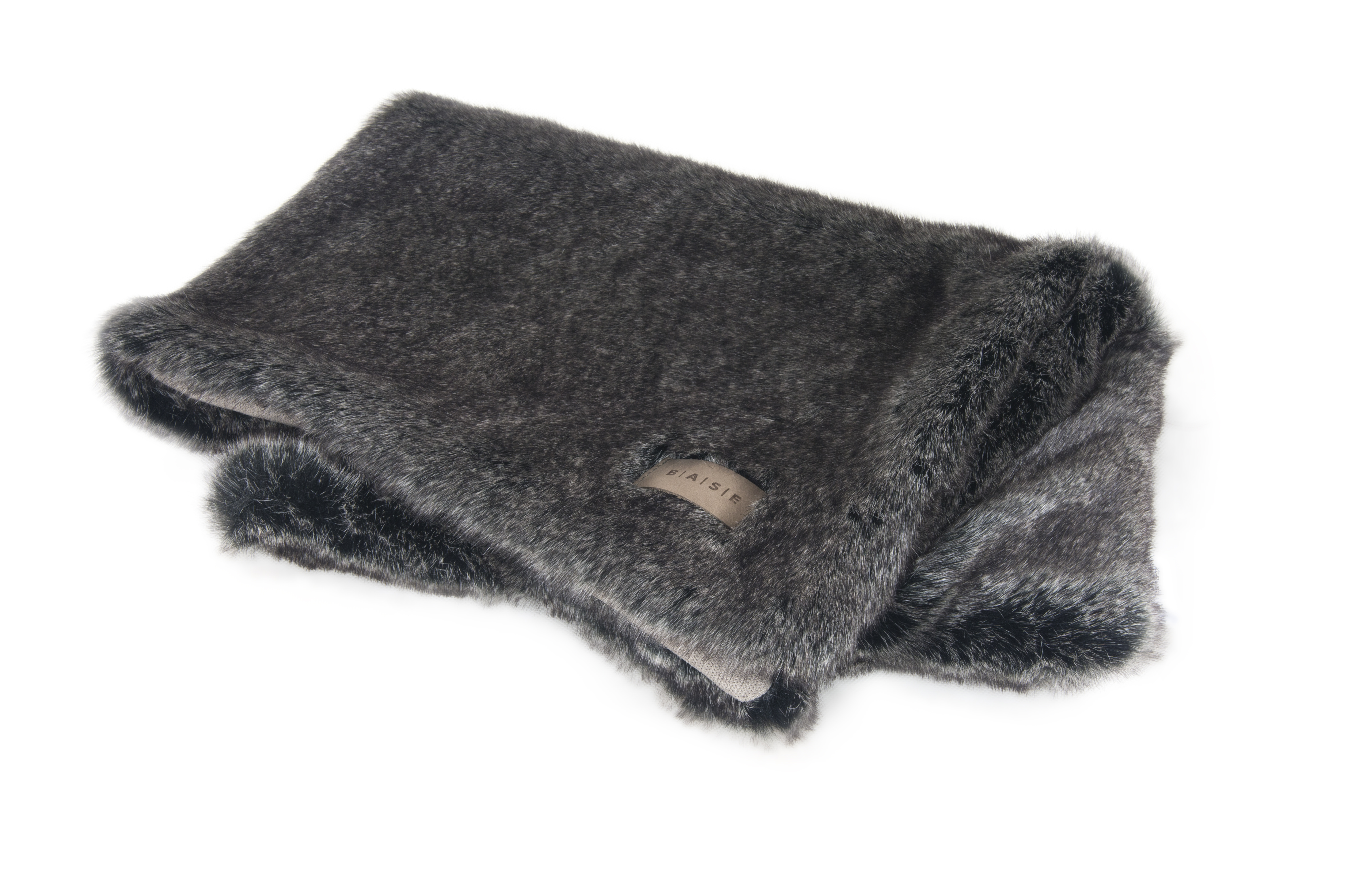 EXCLUSIVE BLANKET M 80x60 - BEIGE/FUR